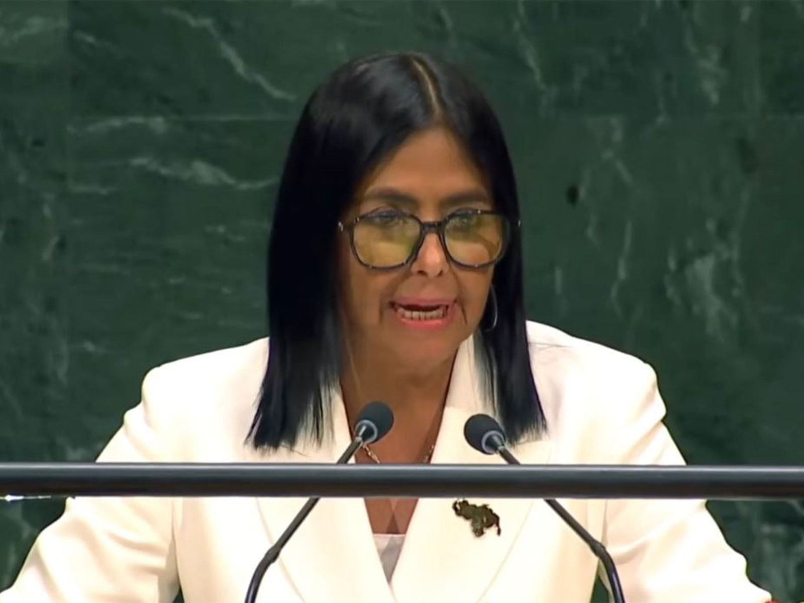 Venezuela’s acting President Delcy Rodríguez (Photo/TheUnitedNations/Youtube) Venezuela’s acting President Delcy Rodríguez (Photo/TheUnitedNations/Youtube)