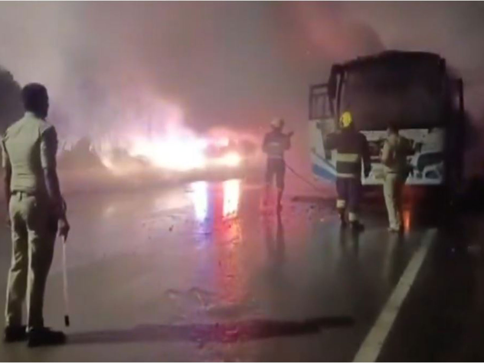 Visuals from the site (Photo/Fire official Hyderabad)