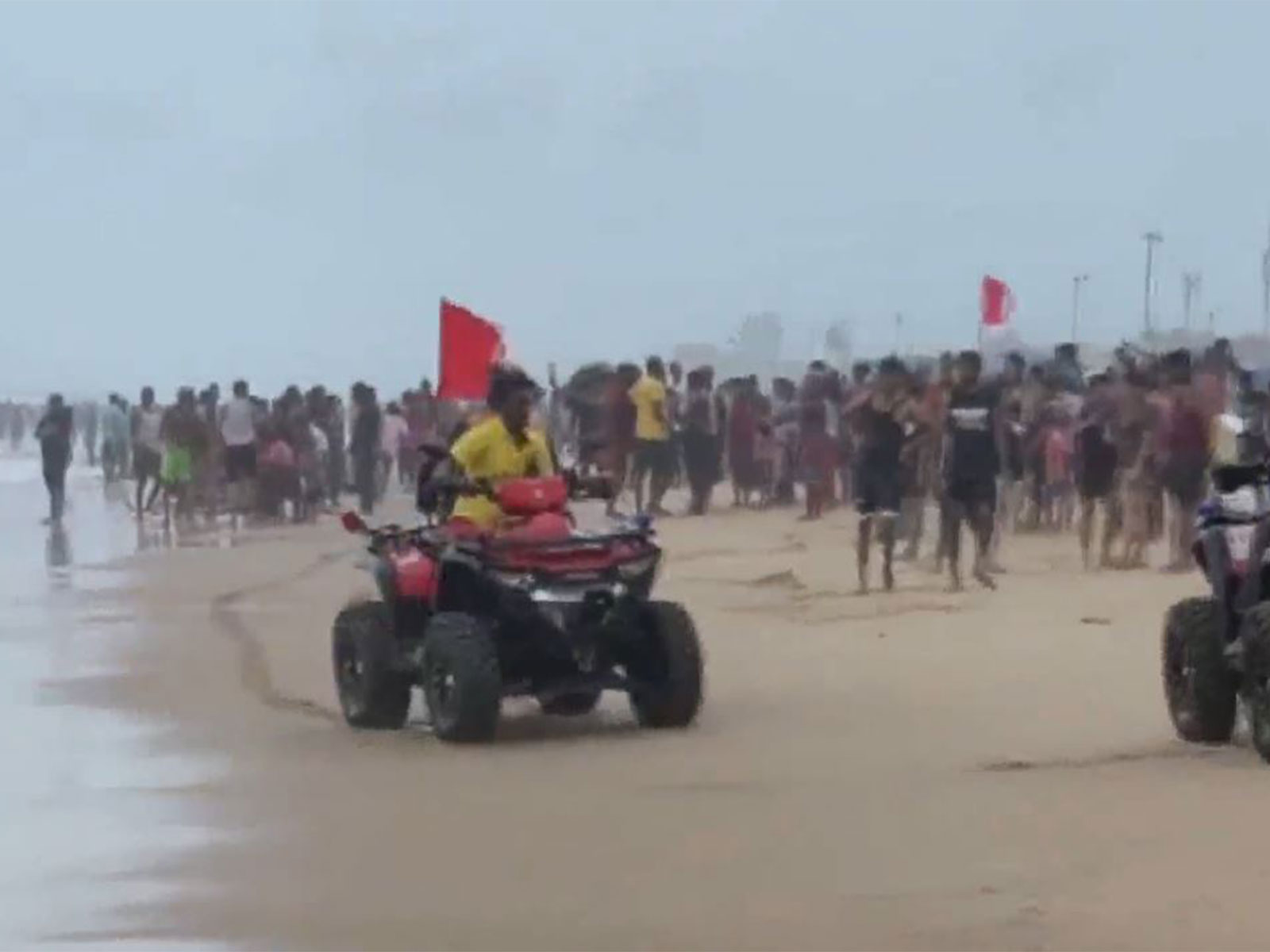 Puri has been designated a 'red zone amid heavy rain forecast (Photo/ANI) Puri has been designated a 'red zone amid heavy rain forecast (Photo/ANI)