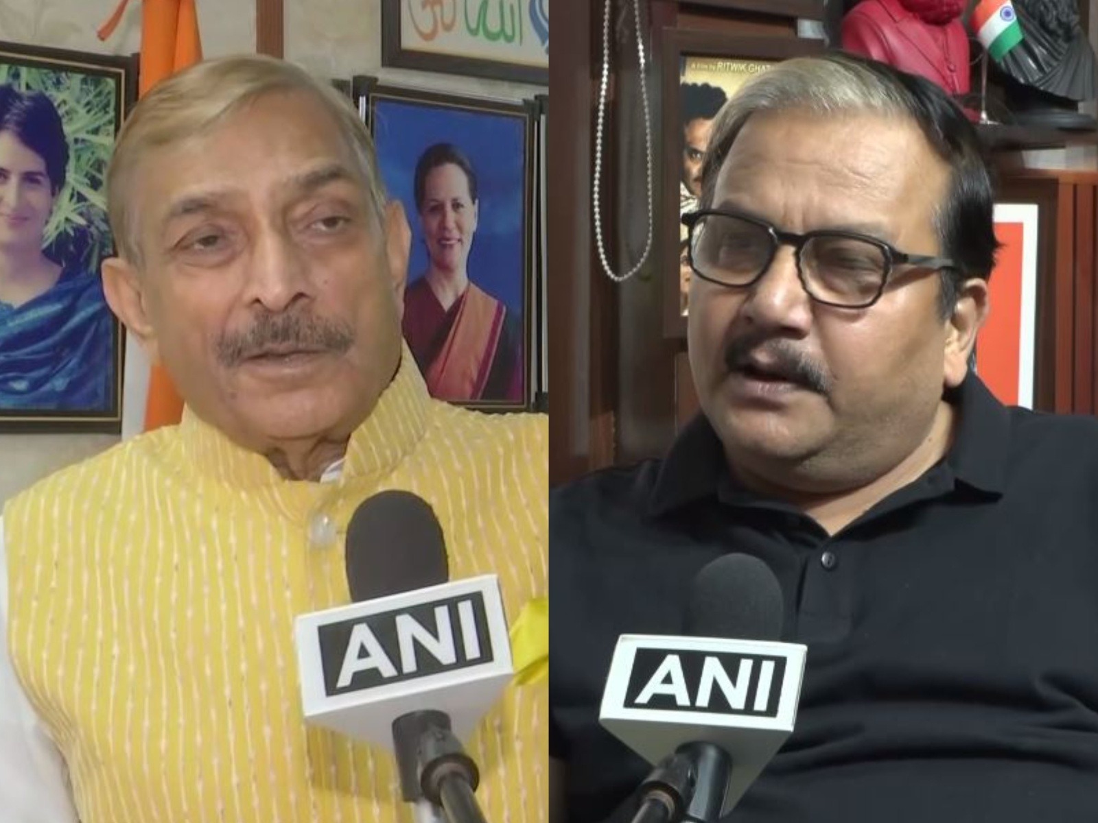 Congress leader Pramod Tiwari, Rashtriya Janata Dal MP Manoj Jha (Photo/ANI) Congress leader Pramod Tiwari, Rashtriya Janata Dal MP Manoj Jha (Photo/ANI)