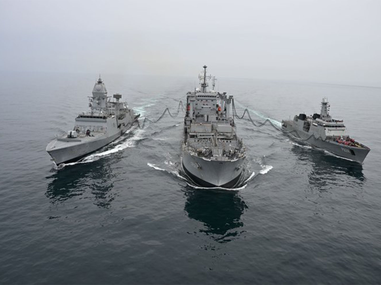 Visual from IndiaโSri Lanka bilateral maritime exercise SLINEX-26 (Photo/X/@indiannavy) Visual from IndiaโSri Lanka bilateral maritime exercise SLINEX-26 (Photo/X/@indiannavy)