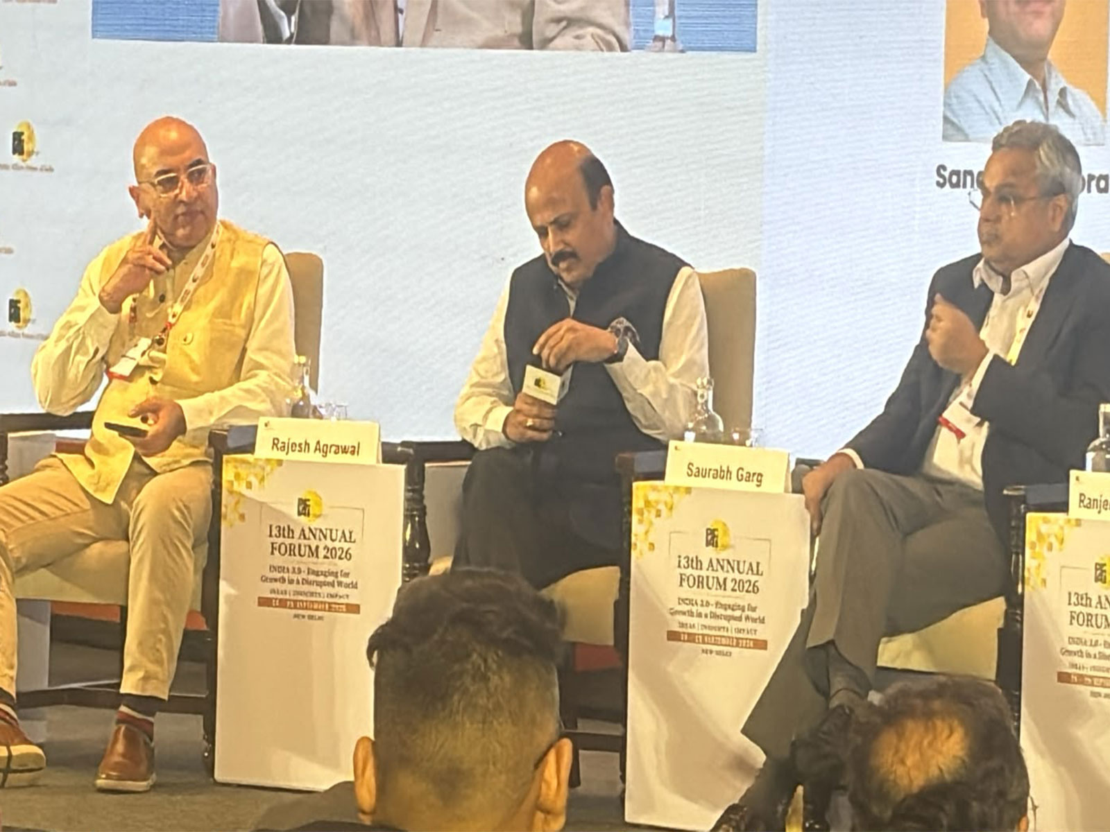 Panel Discussion at 13th Annual Forum 2026: India 3.0- Engaging for Growth in a Disrupted World (Photo/ANI)