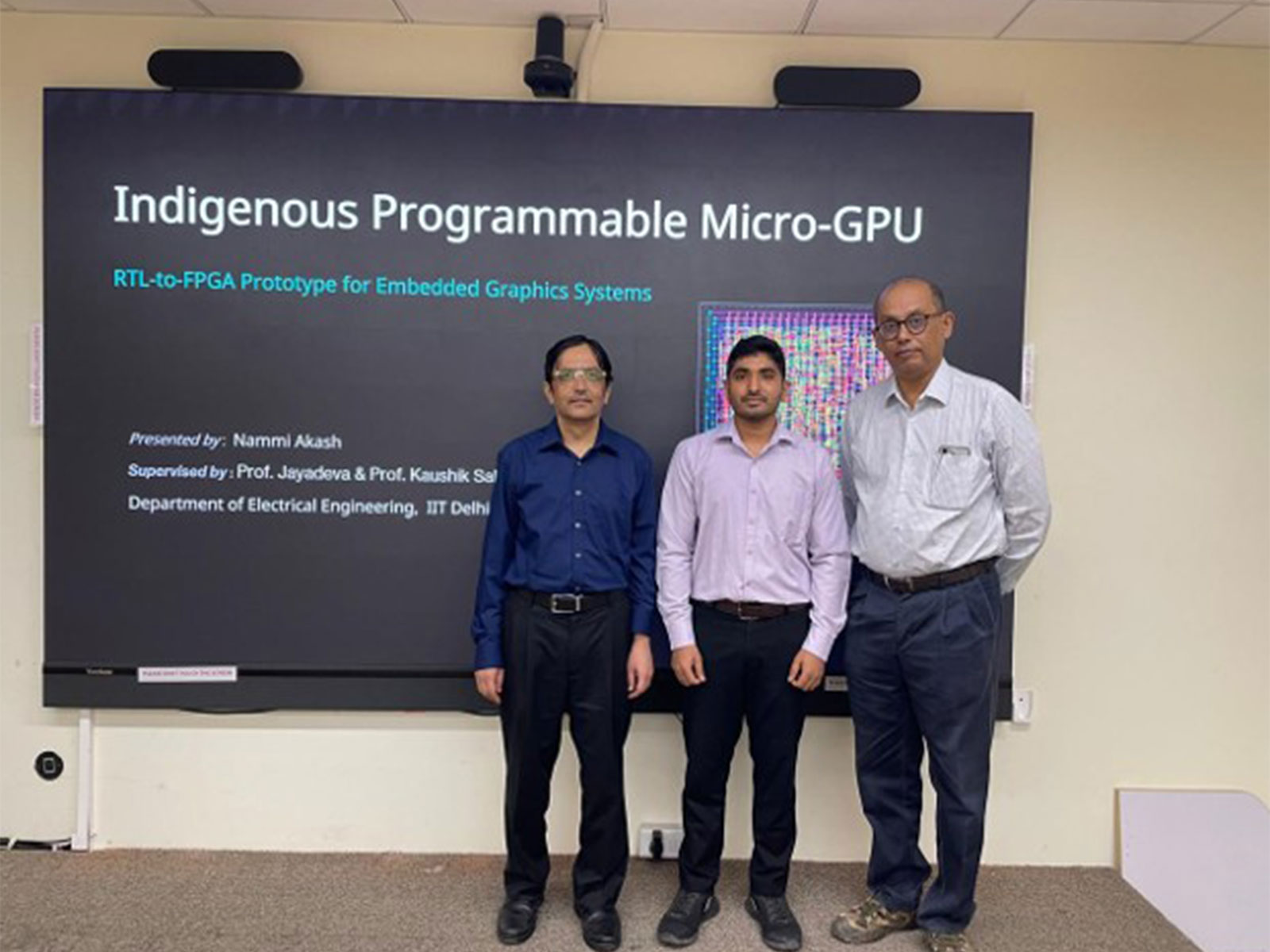 IIT Delhi researchers Jayadeva, M.Tech student Nammi Akash, Kaushik Saha (Photo/IIT Delhi) IIT Delhi researchers Jayadeva, M.Tech student Nammi Akash, Kaushik Saha (Photo/IIT Delhi)