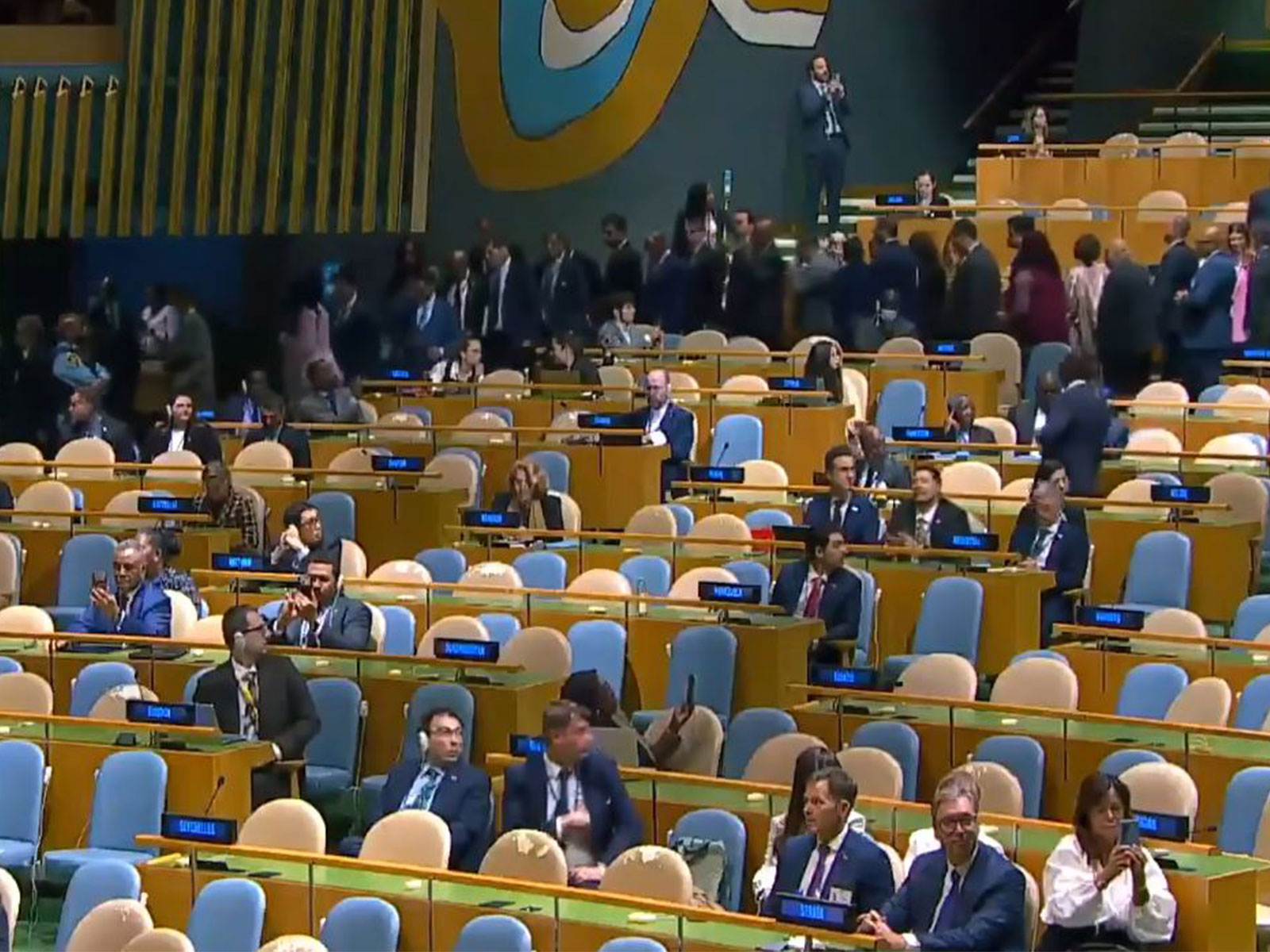 Delegates stage walkout of UNGA as Netanyahu begins speech, Israeli PM says&hellip;