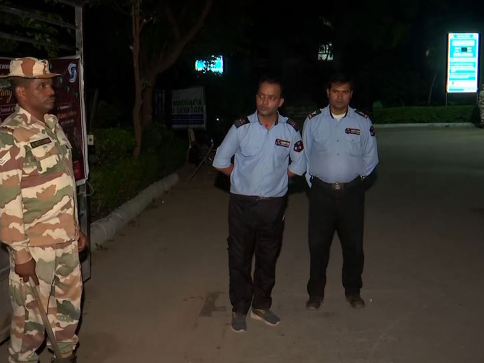 Night security visuals from Aastha Kunj Park (Photo/ANI)