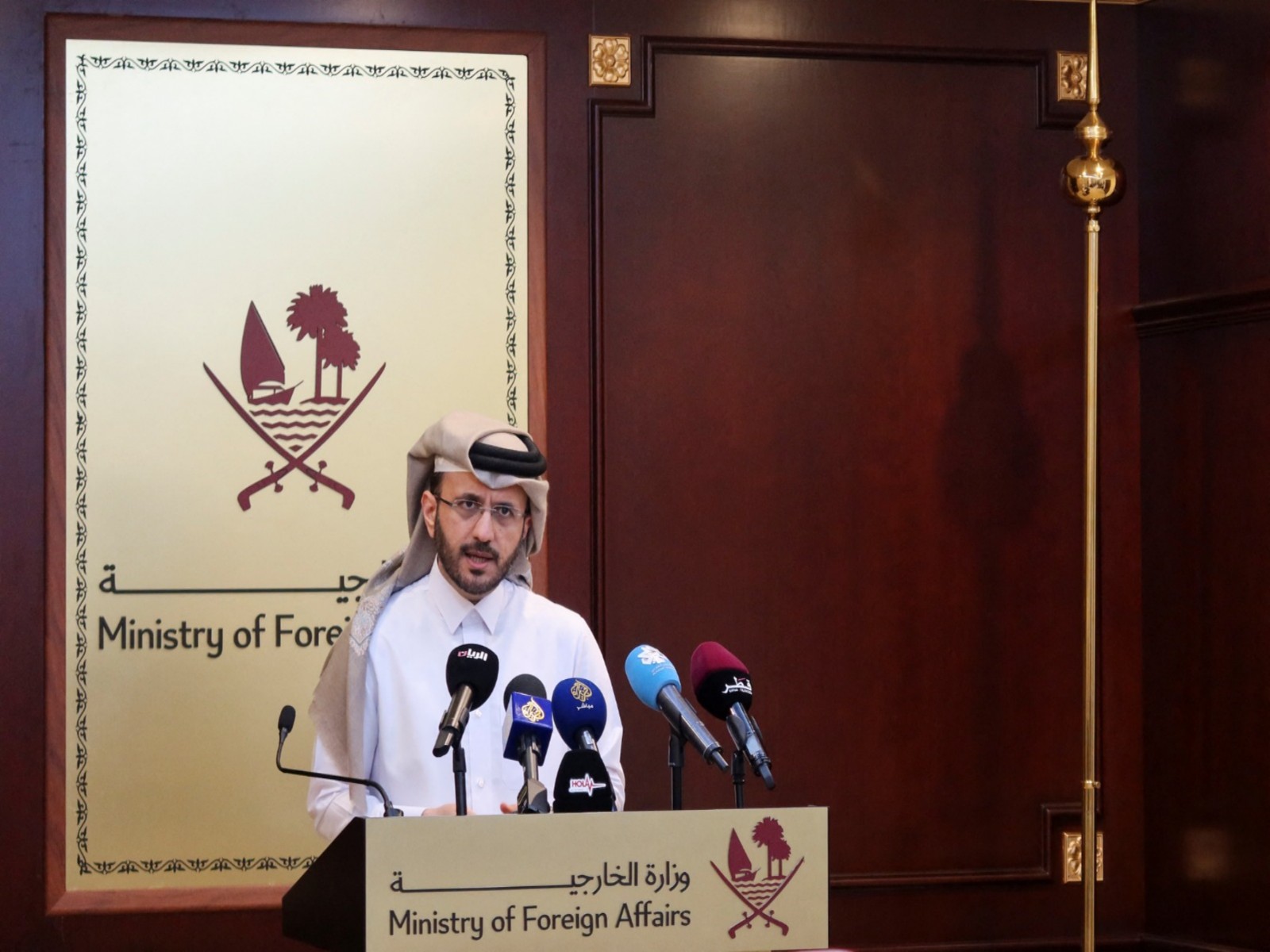 Qatar's foreign ministry spokesman Majed al-Ansari (FilePhoto/Reuters)