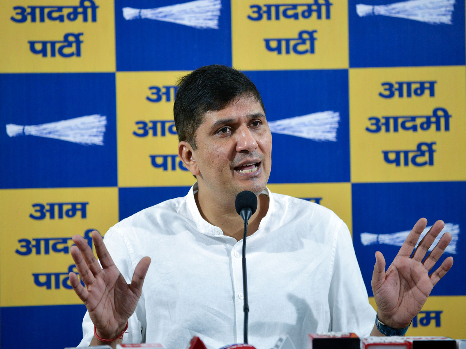 AAP Delhi unit president Saurabh Bhardwaj (File photo/ANI)