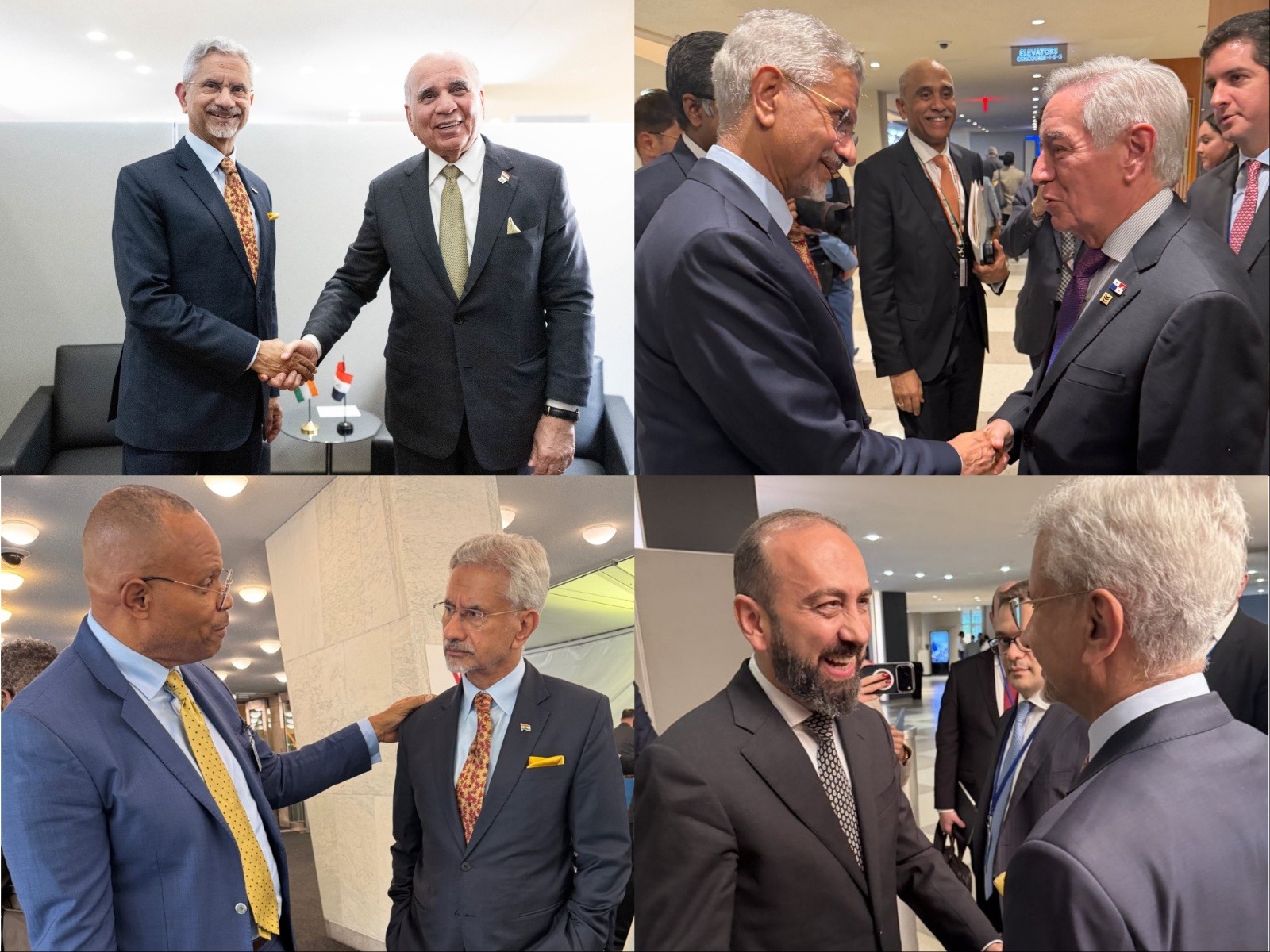 EAM Jaishankar steps up UNGA outreach (Photo/X@DrSJaishankar) EAM Jaishankar steps up UNGA outreach (Photo/X@DrSJaishankar)