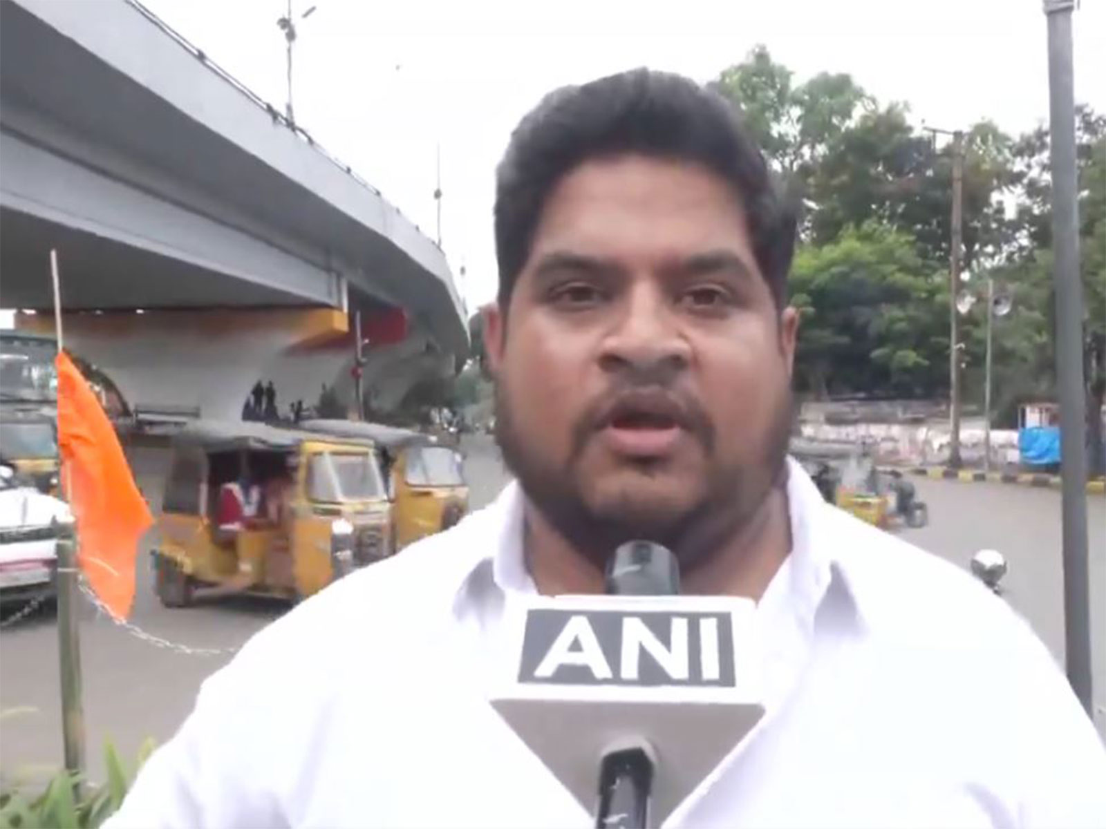 Congress leader Motha Rohith (Photo/ ANI)