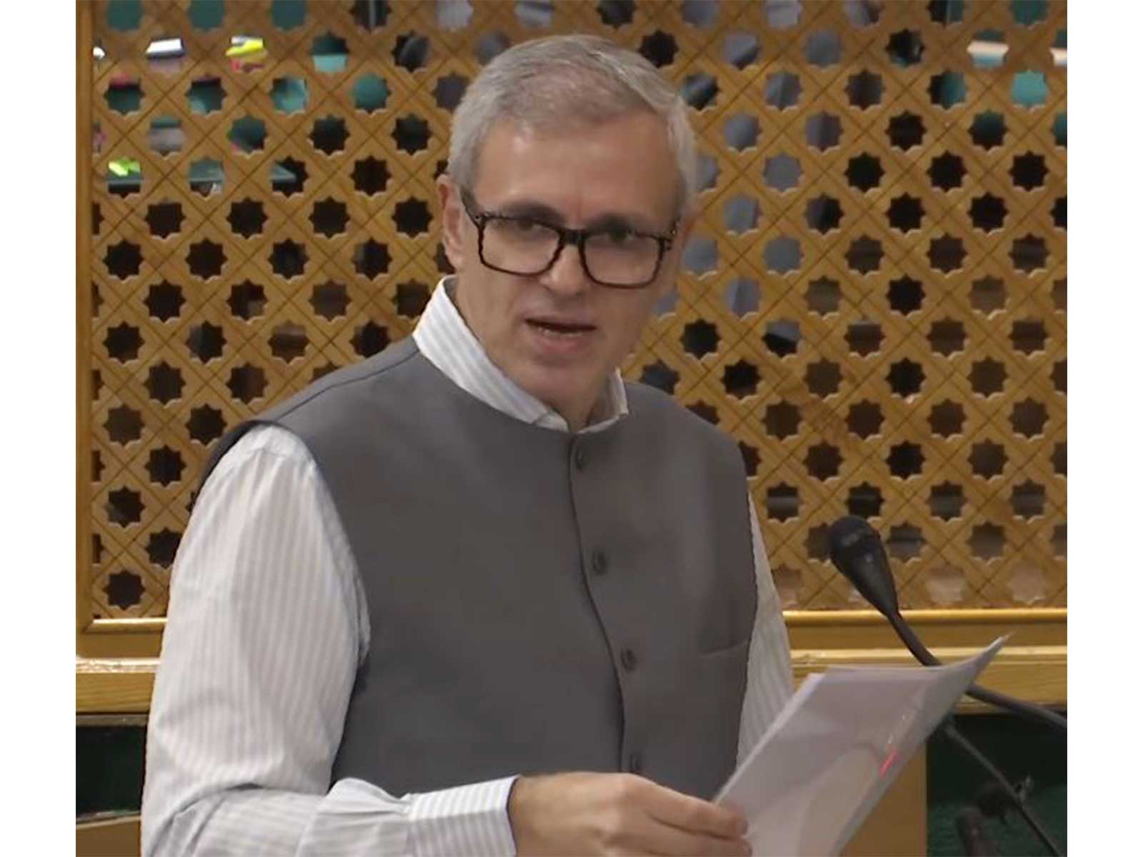Jammu and Kashmir Chief Minister Omar Abdullah (Photo/ANI) Jammu and Kashmir Chief Minister Omar Abdullah (Photo/ANI)