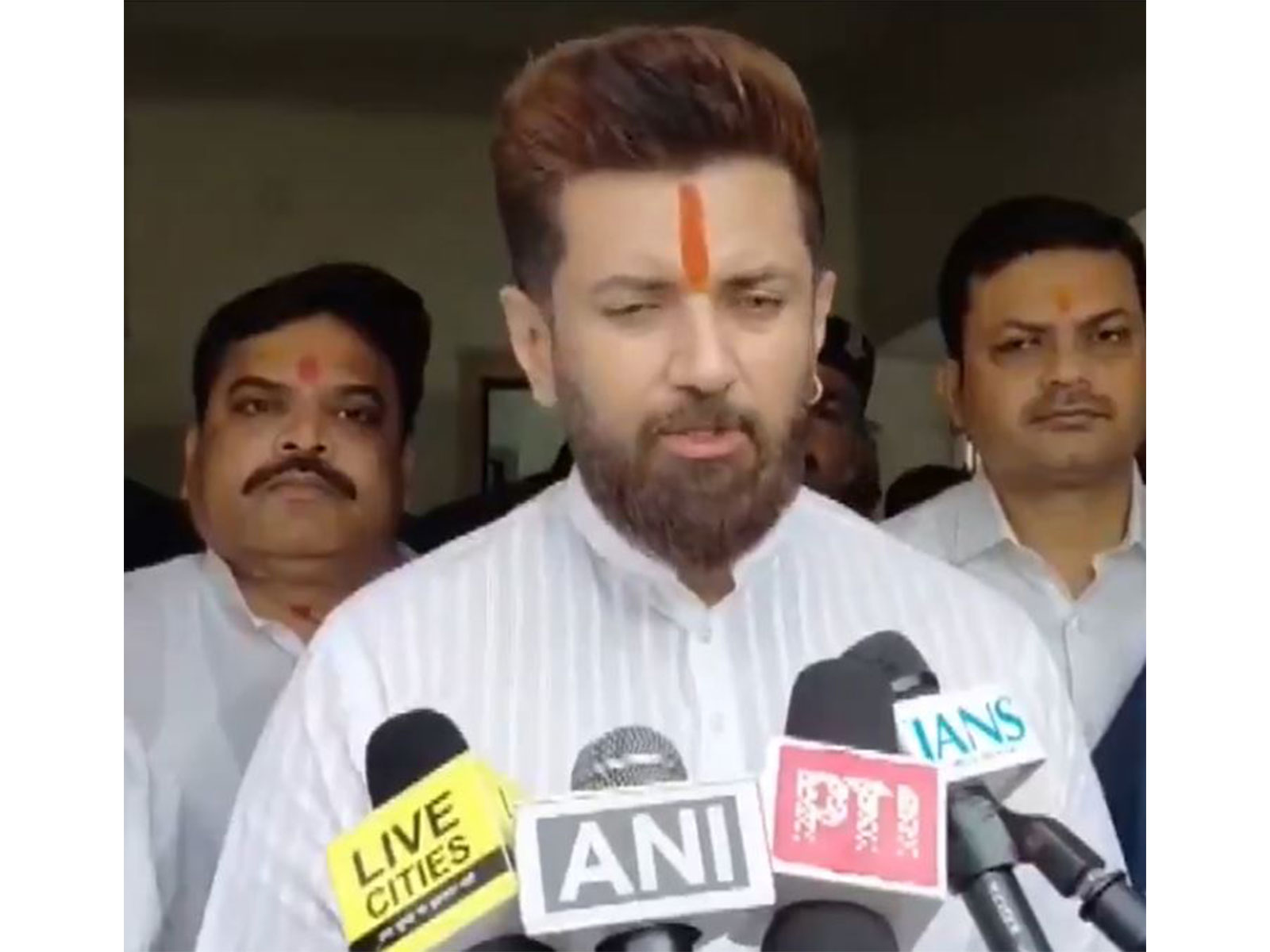 Union Minister Chirag Paswan (Photo/ANI)