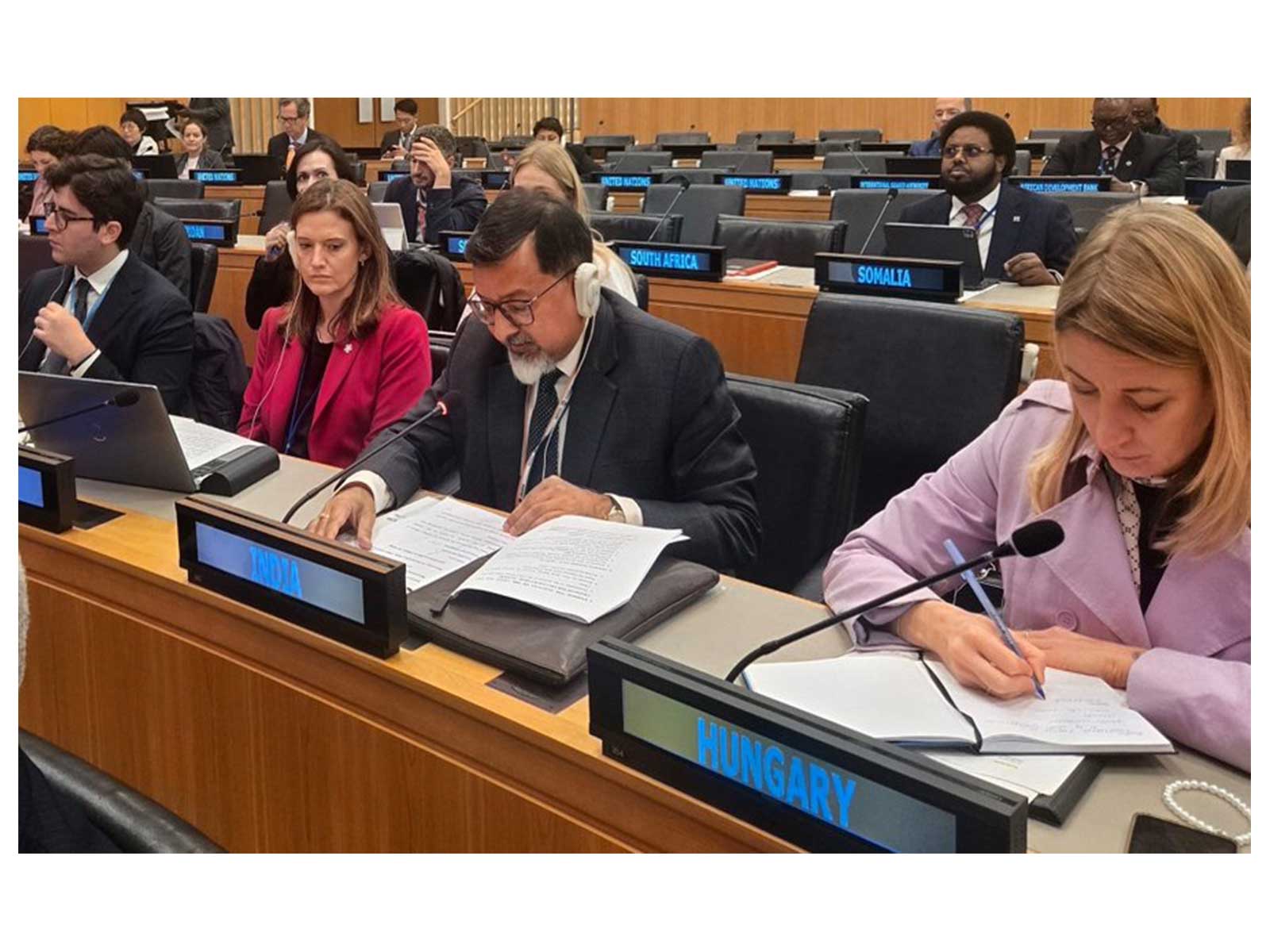 Secretary (Economic Relations) Sudhakar Dalela participates in the Annual Ministerial Meeting of the Least Developed Countries at the United Nations in New York. (Photo: X/@MEAIndia)