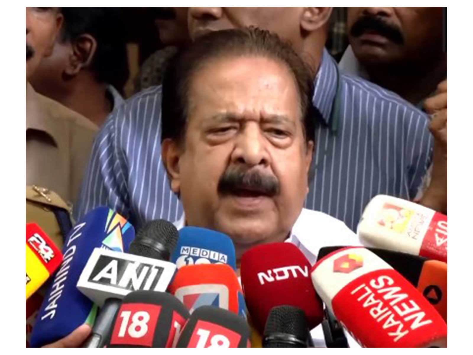 Keralam Home Minister Ramesh Chennithala (Photo/ANI)