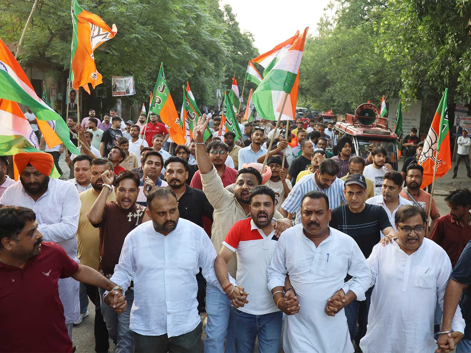 Bharatiya Janata Yuva Morcha (File Photo/ANI)