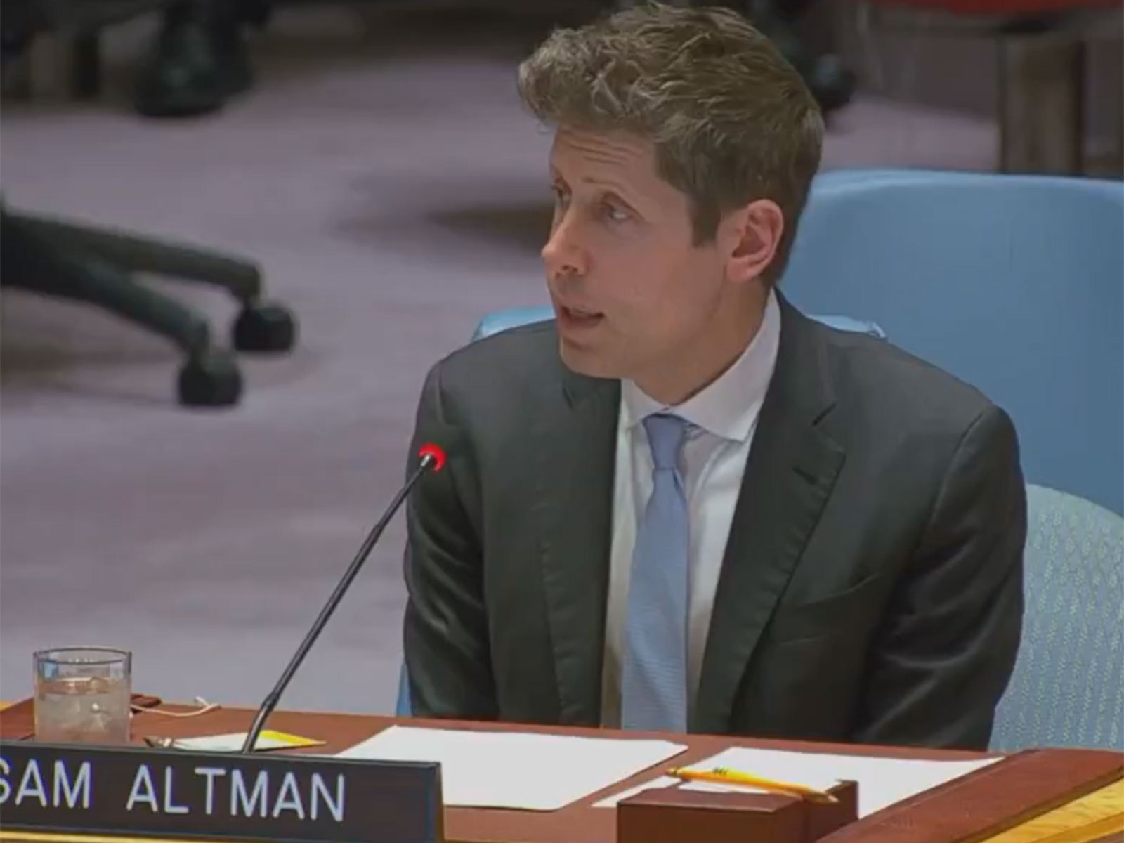 Sam Altman at the UN General Assembly (Photo/UNWebTV) Sam Altman at the UN General Assembly (Photo/UNWebTV)