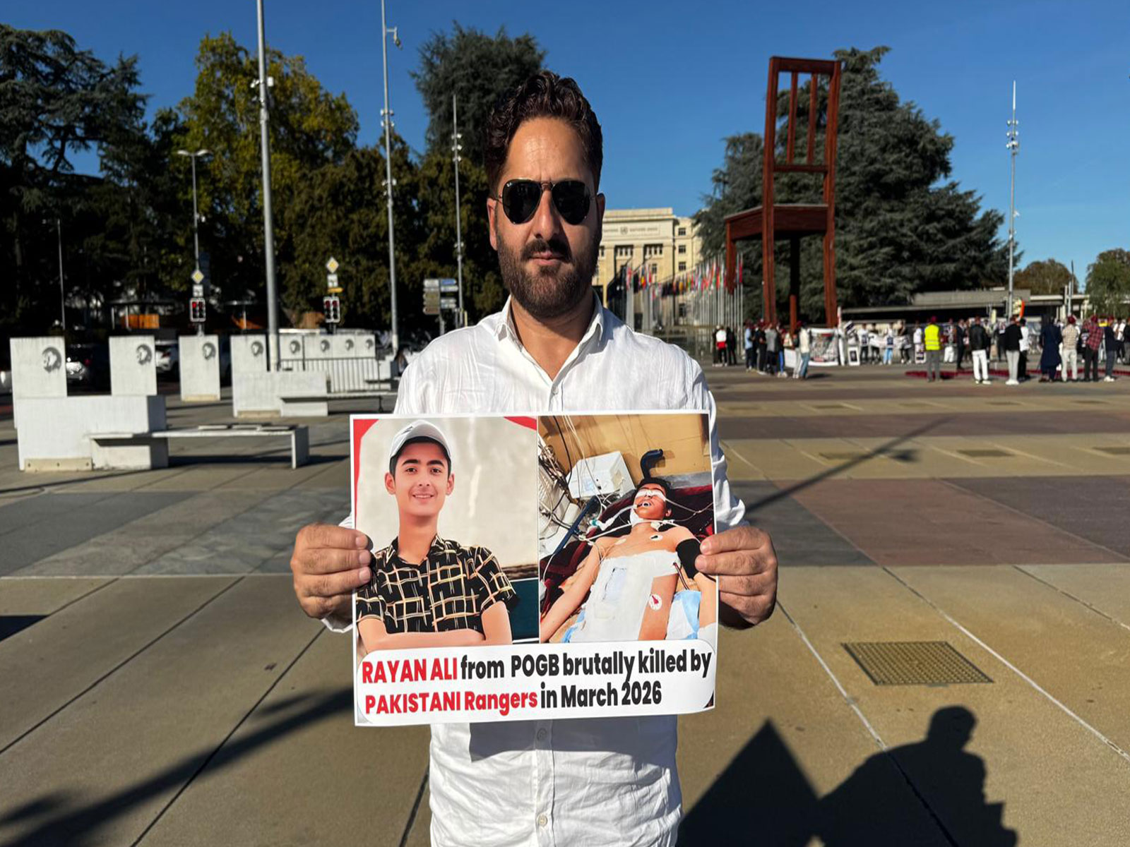 Human rights defender from Jammu and Kashmir Javed Beigh (Photo/ANI) Human rights defender from Jammu and Kashmir Javed Beigh (Photo/ANI)