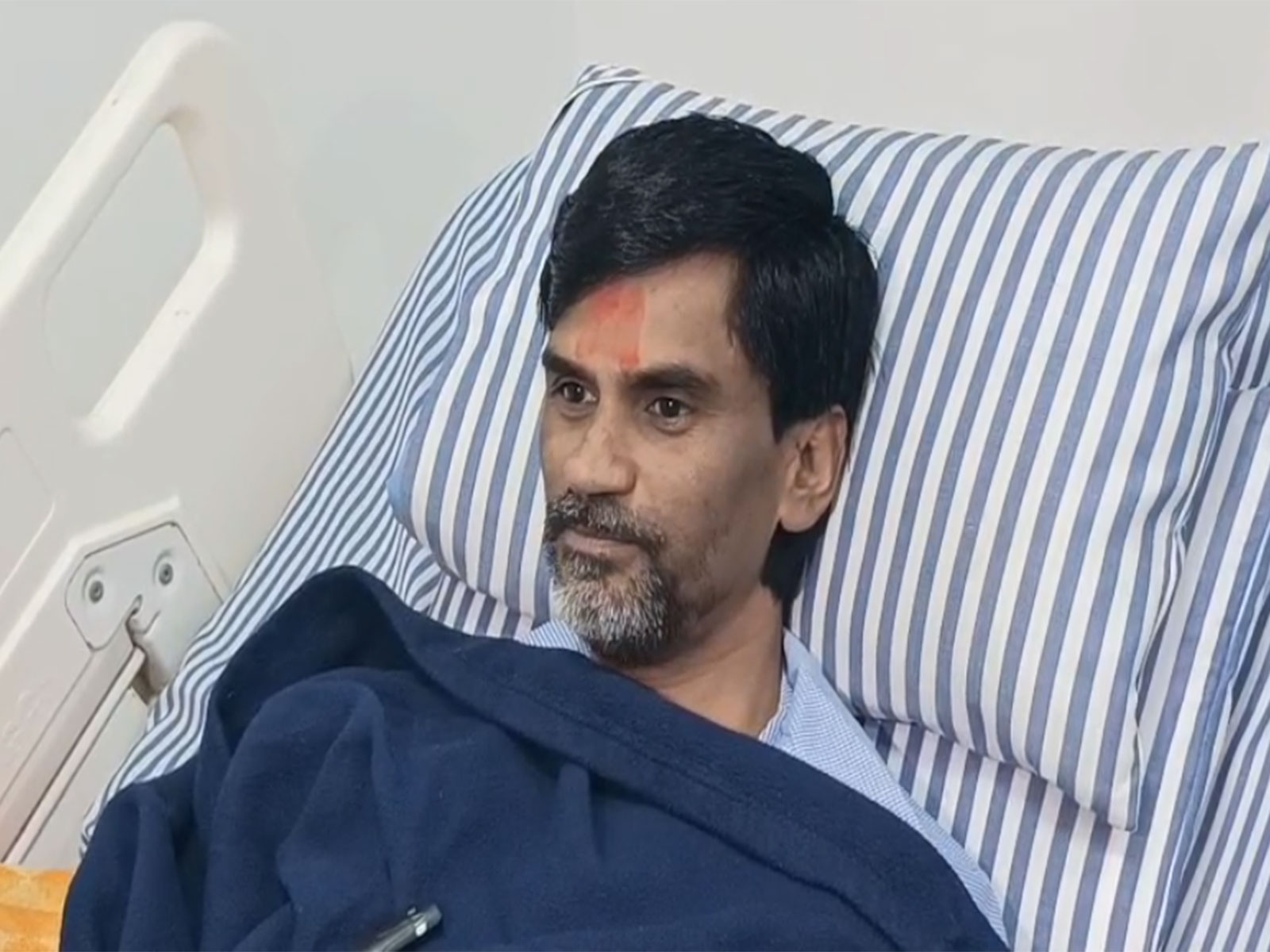 Maratha quota activist Manoj Jarange Patil (Photo/ANI) Maratha quota activist Manoj Jarange Patil (Photo/ANI)