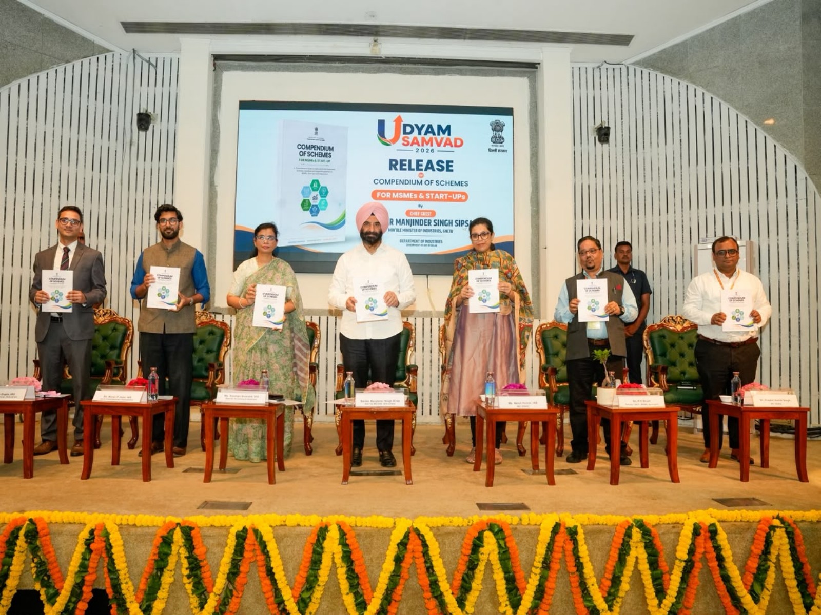 Delhi Industries Minister Manjinder Singh Sirsa at 'Udyam Samvad 2026’ (Photo/Manjinder Sirsa Office)