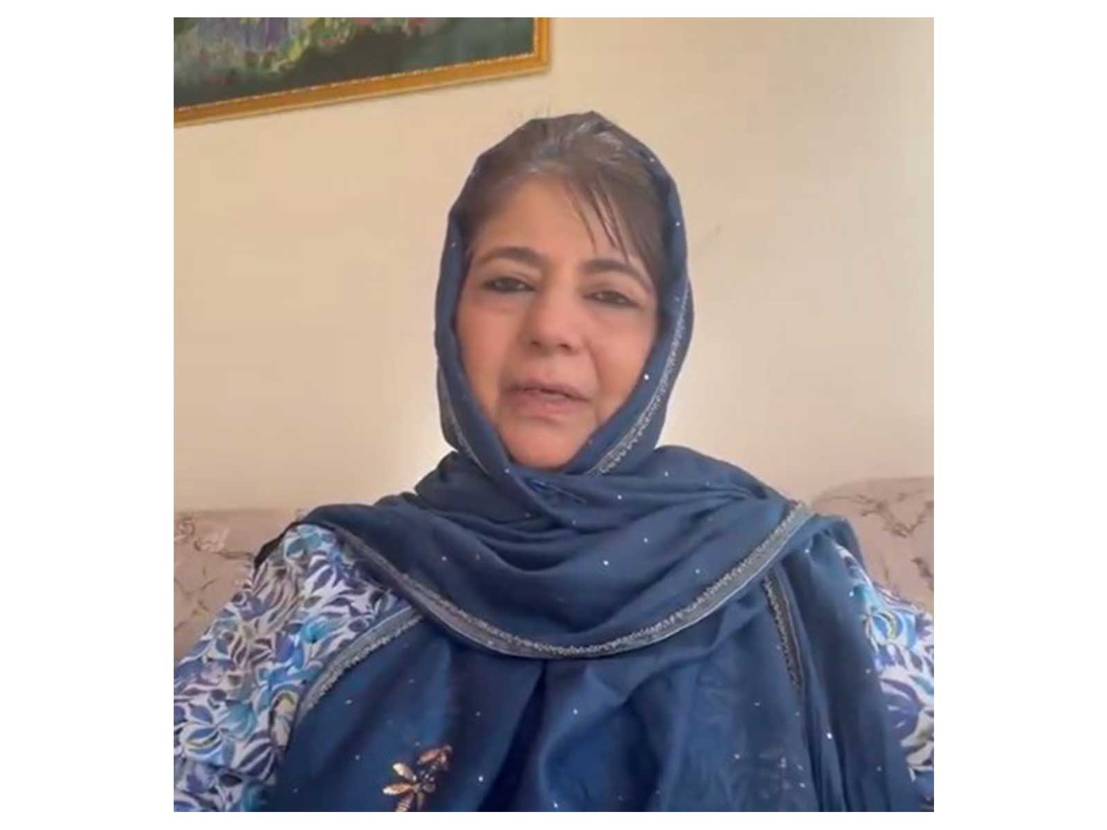 JKPDP chief Mehbooba Mufti (Photo/X@MehboobaMufti)