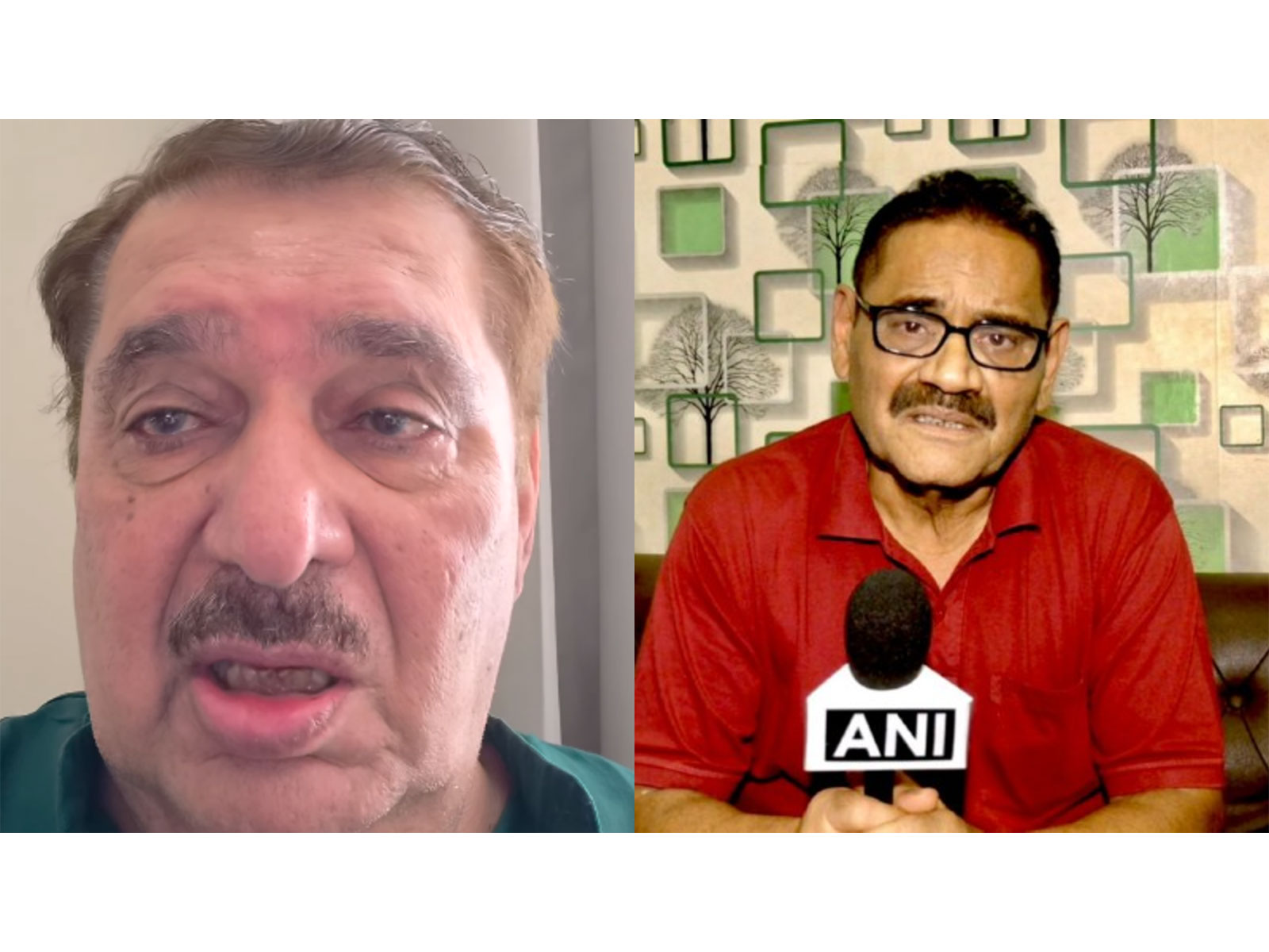 Raza Murad (L) Mushtaq Khan (R) (Photos/instagram/@razamurad1950/ANI)