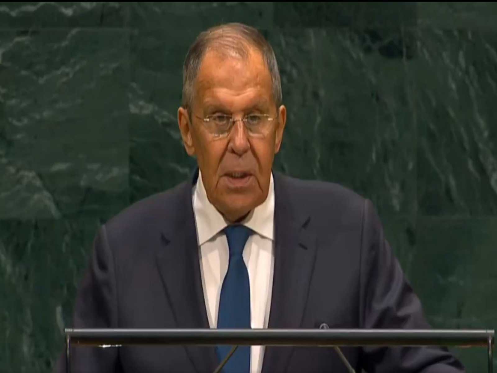 Russian Foreign Minister Sergey Lavrov addresses the United Nations General Assembly in New York (Photo/UNGA YouTube) Russian Foreign Minister Sergey Lavrov addresses the United Nations General Assembly in New York (Photo/UNGA YouTube)