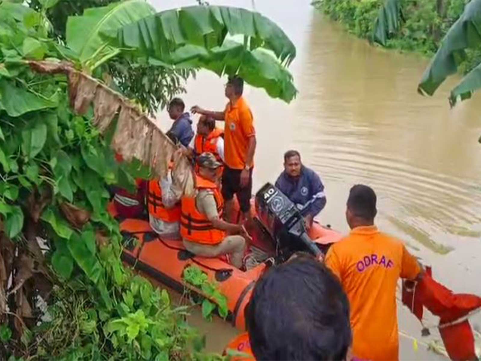 ODRAF team at the flood site (Photo/ANI) ODRAF team at the flood site (Photo/ANI)