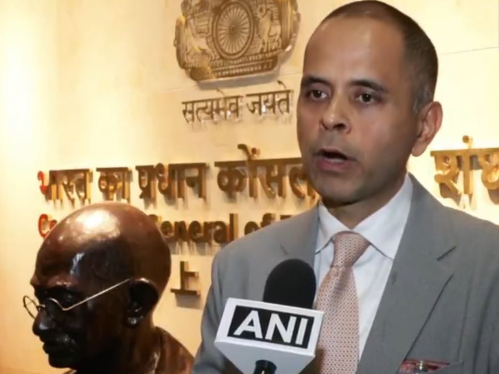 Consul General of India in Shanghai Pratik Mathur (Photo/ANI)