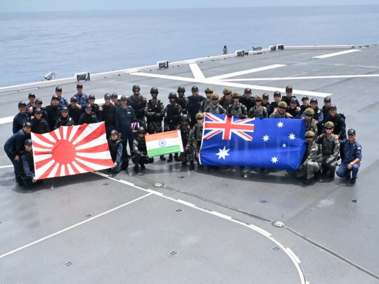 INS Sahyadri, INS Kulish participate in ADMM-Plus maritime security exercise (Photo/X@IndiannavyMedia) INS Sahyadri, INS Kulish participate in ADMM-Plus maritime security exercise (Photo/X@IndiannavyMedia)