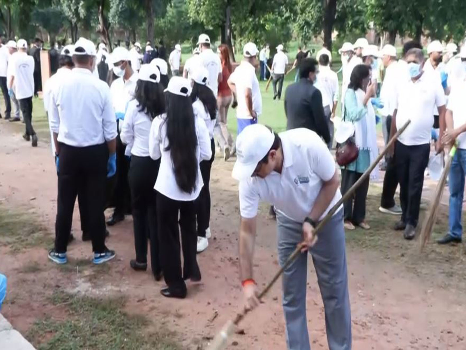Visuals of Cleanliness drive (Photo/ANI)