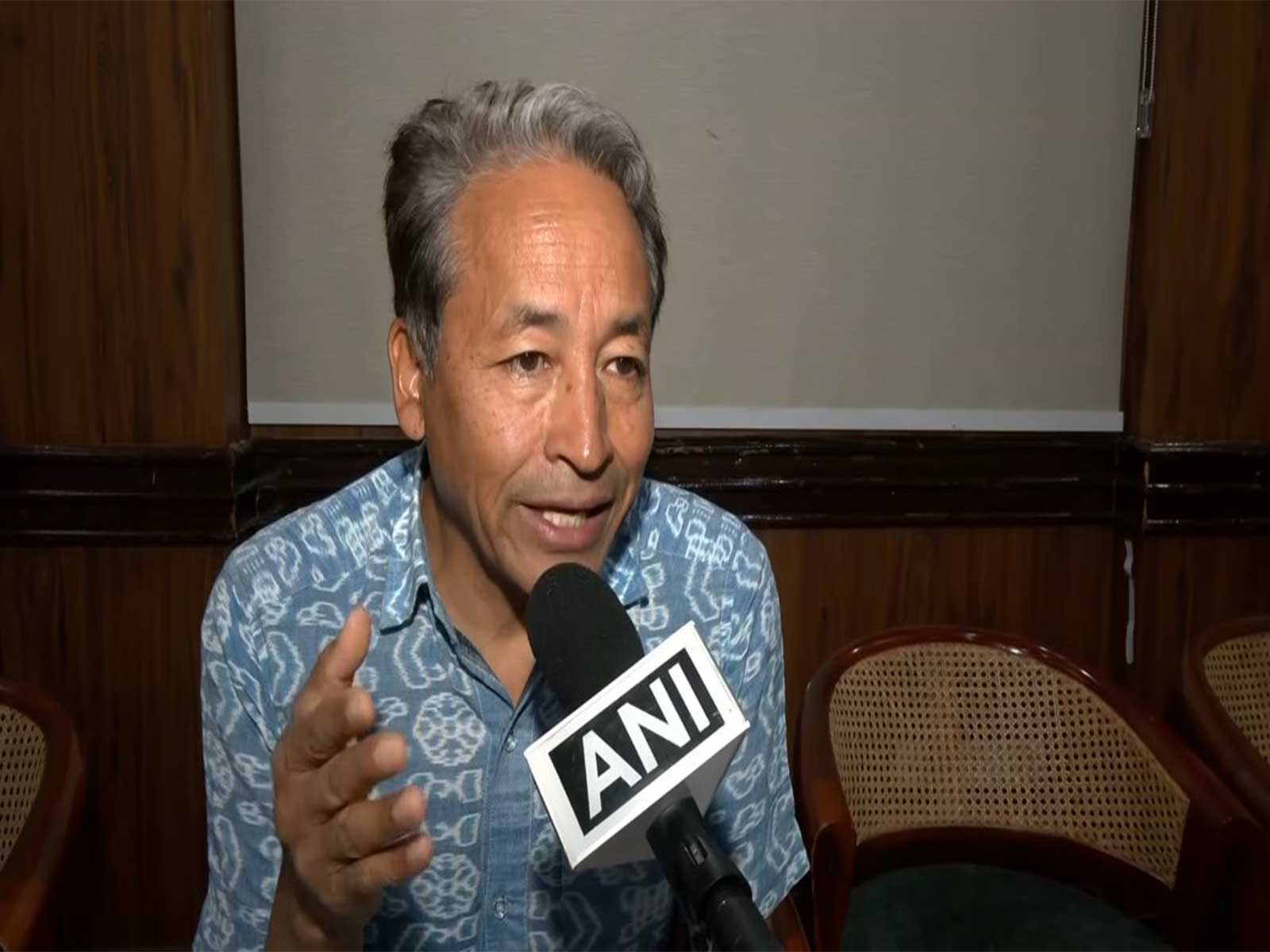 Activist Sonam Wangchuk (Photo/ANI) Activist Sonam Wangchuk (Photo/ANI)