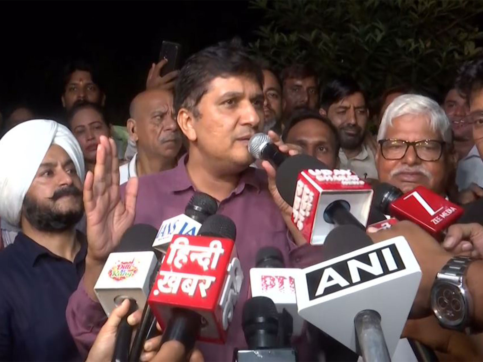 AAP Delhi unit chief Saurabh Bharadwaj (Photo/ANI)
