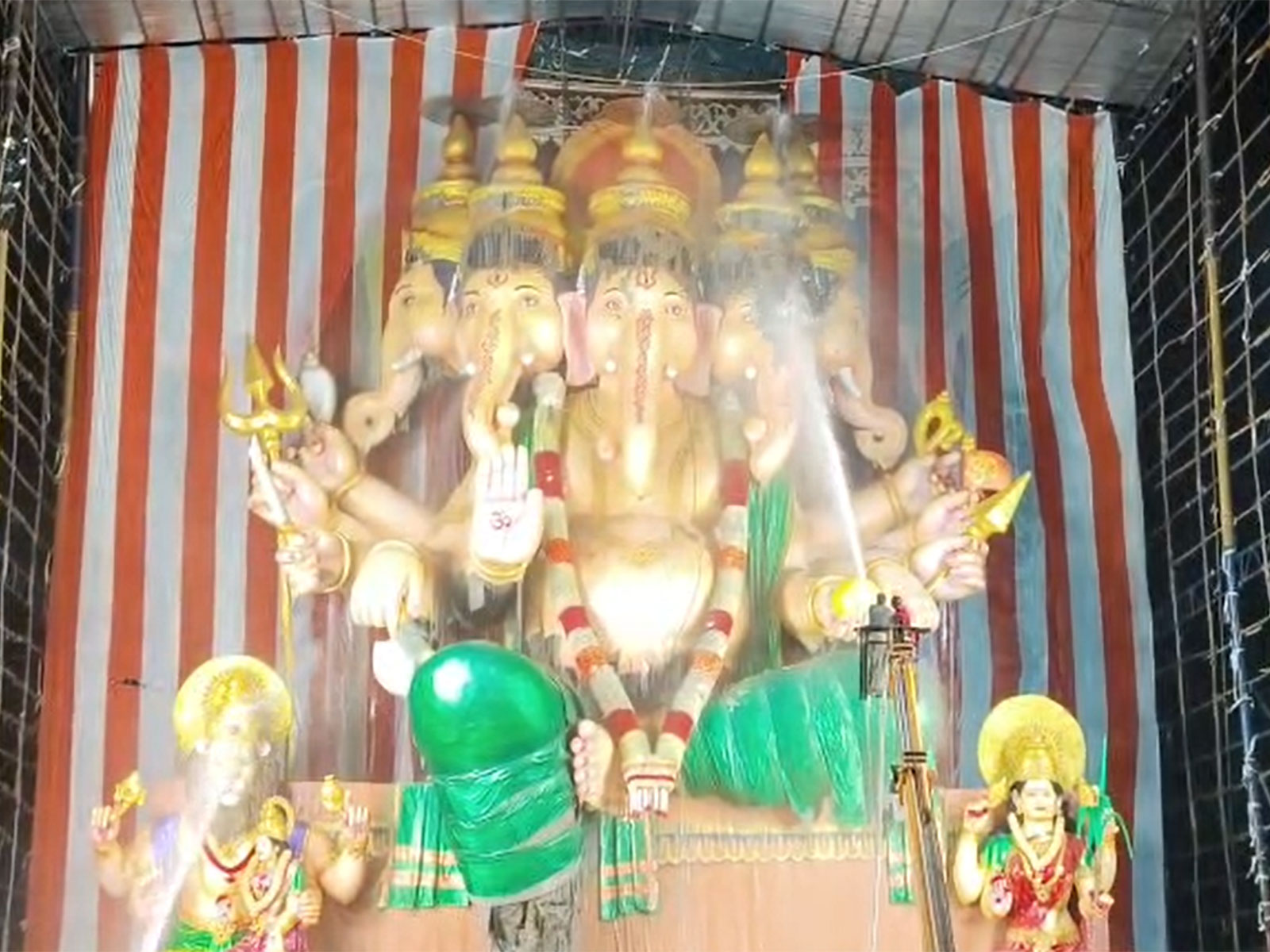 72-Foot Clay Ganesh Idol (Photo/ANI) 