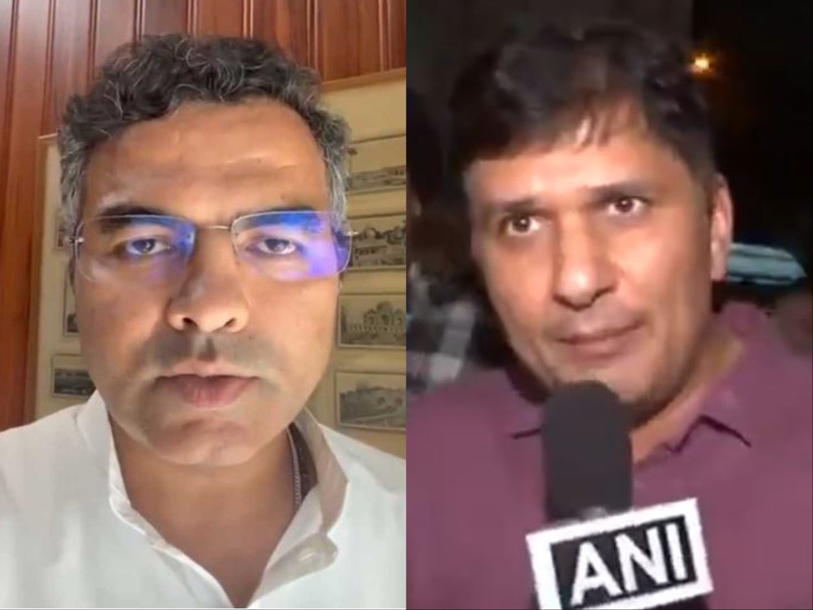 Delhi Minister Parvesh Sahib Singh and Delhi AAP chief Saurabh Bharadwaj (Photo/ANI) Delhi Minister Parvesh Sahib Singh and Delhi AAP chief Saurabh Bharadwaj (Photo/ANI)
