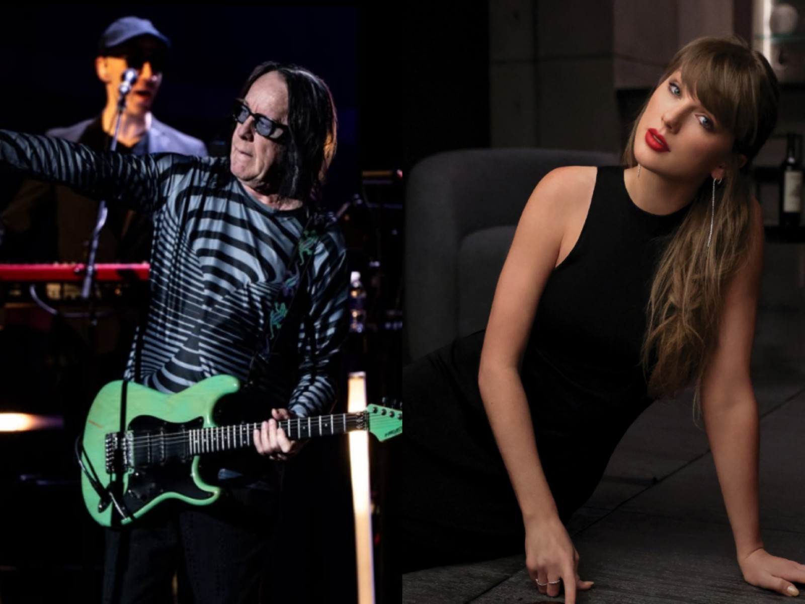 Todd Rundgren, Taylor Swift (Photo/Instagram/@the_todd_rundgren, @taylorswift) Todd Rundgren, Taylor Swift (Photo/Instagram/@the_todd_rundgren, @taylorswift)
