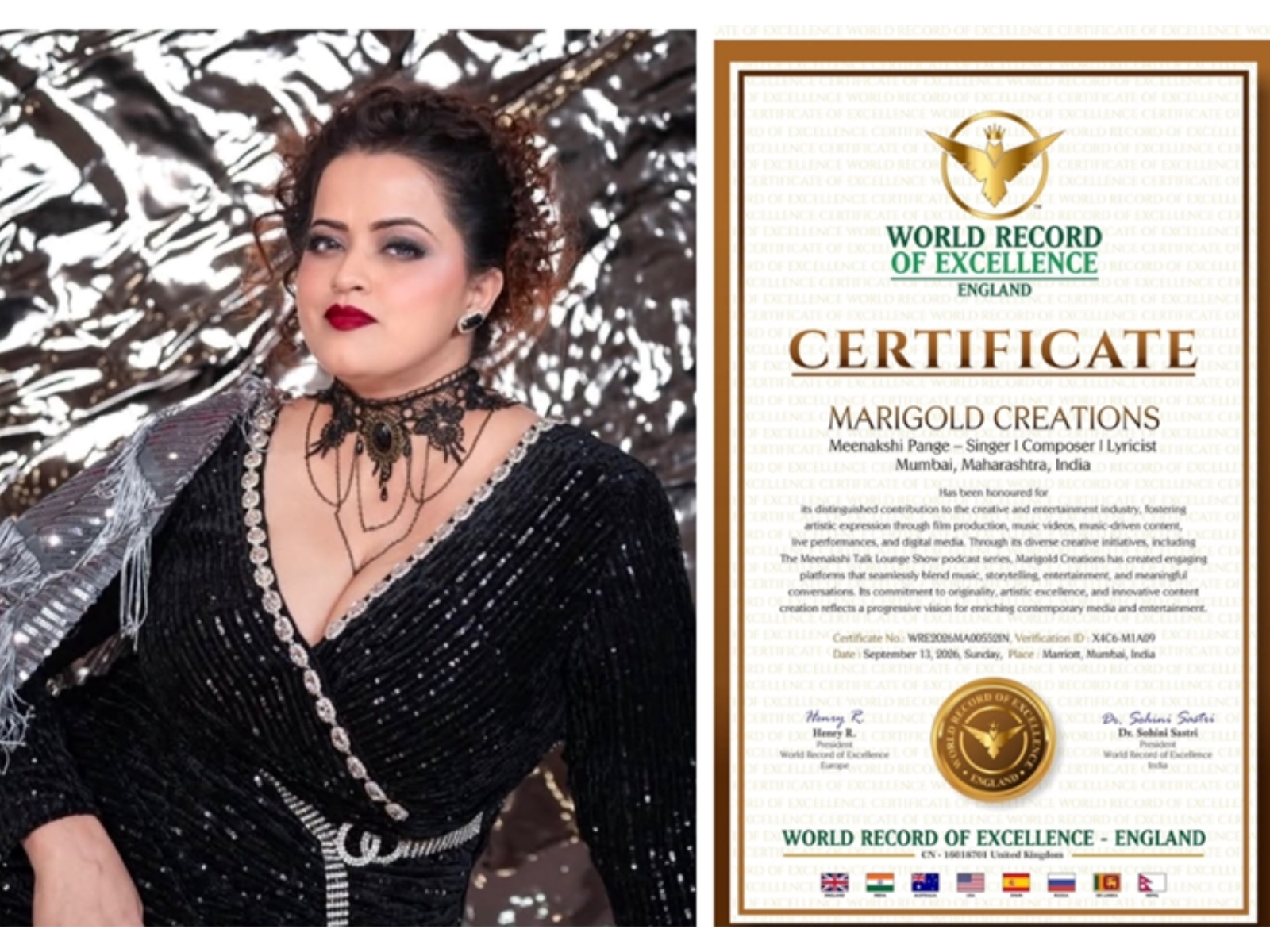 ‘I Love You’ Song: Vishal Kapoor, Dolphin Dubey and Meenakshi Pange Honoured for Their Contributions ‘I Love You’ Song: Vishal Kapoor, Dolphin Dubey and Meenakshi Pange Honoured for Their Contributions