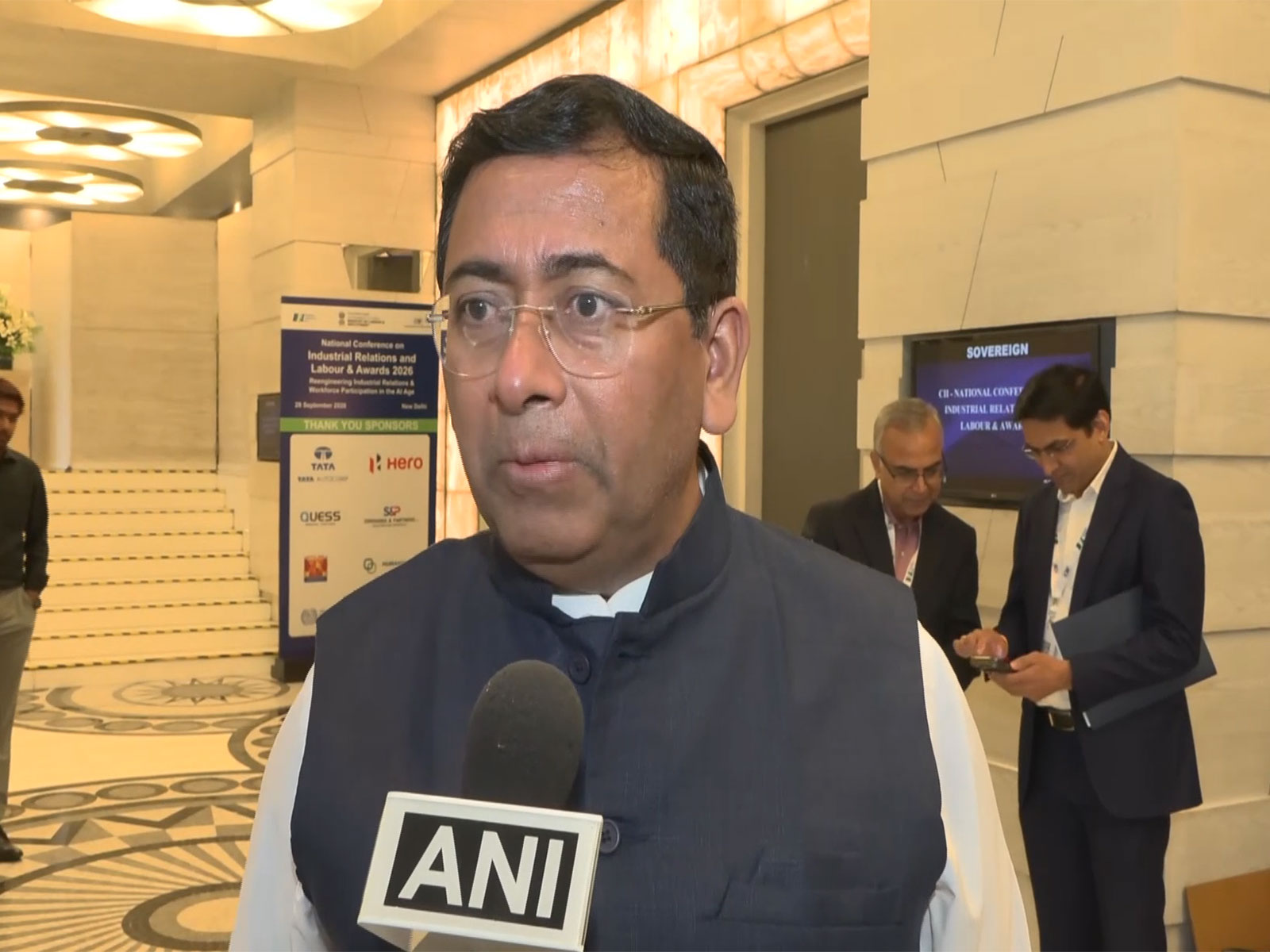 Chandra Bhushan Kumar, Secretary, Ministry of Labour & Employment, Government of India (Photo/ANI) Chandra Bhushan Kumar, Secretary, Ministry of Labour & Employment, Government of India (Photo/ANI)