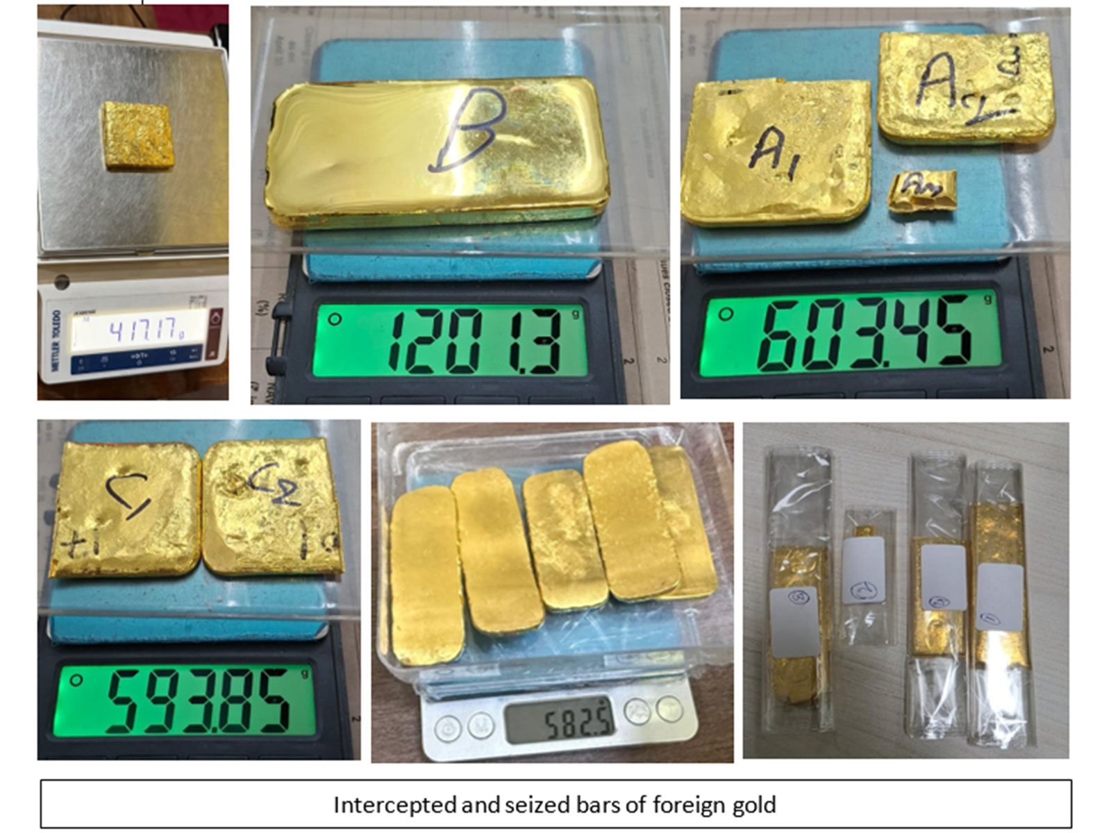DRI busts gold smuggling syndicate (Photo/Release) DRI busts gold smuggling syndicate (Photo/Release)