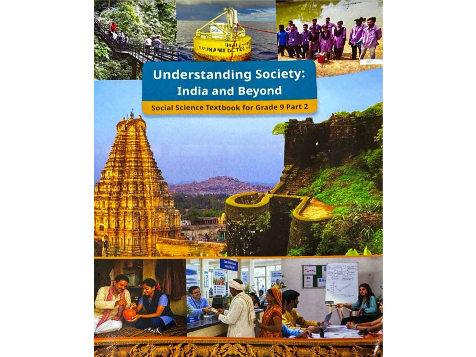 NCERT Class IX Social Science textbook (Photo/ANI) NCERT Class IX Social Science textbook (Photo/ANI)