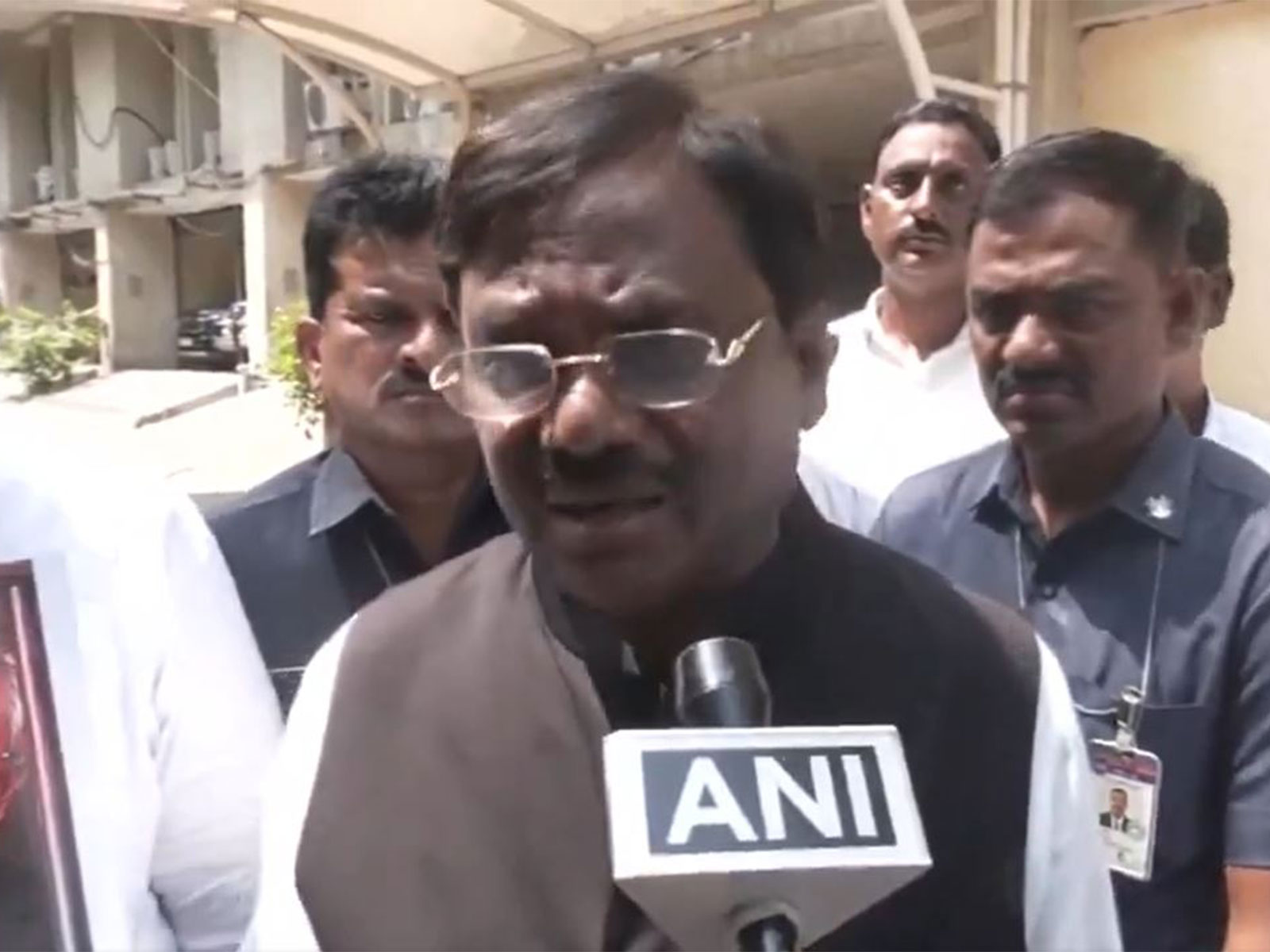 Telangana Minister Vivek Venkataswamy addresses the media in Hyderabad. (Photo: ANI) Telangana Minister Vivek Venkataswamy addresses the media in Hyderabad. (Photo: ANI)