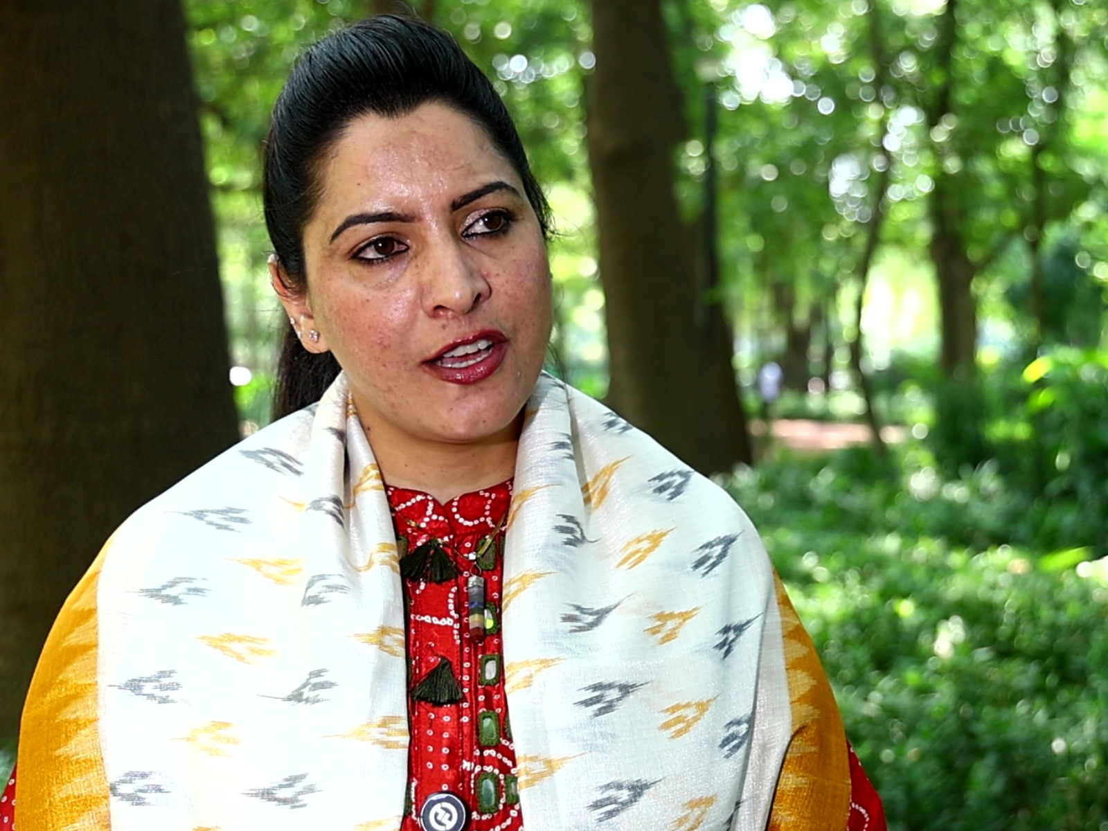 Socio-political and human rights activist Tasleema Akhter (Photo/ANI)