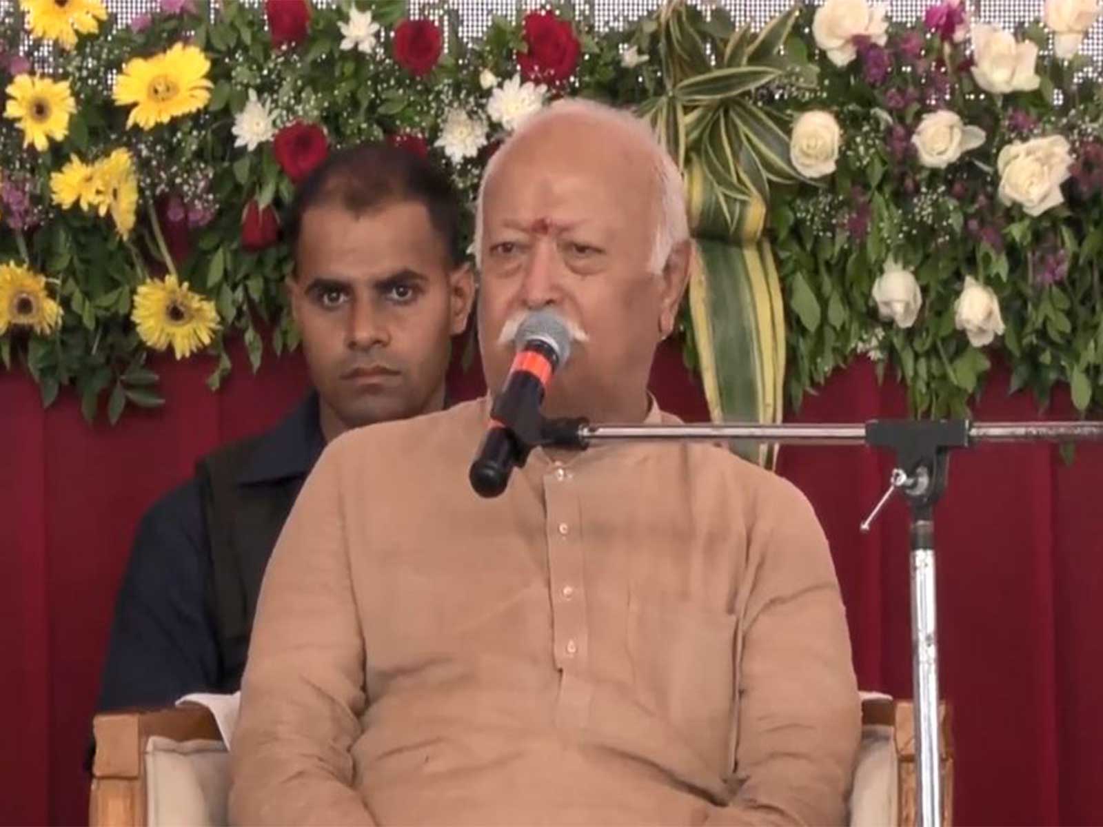 RSS chief Mohan Bhagwat (Photo/ANI) RSS chief Mohan Bhagwat (Photo/ANI)