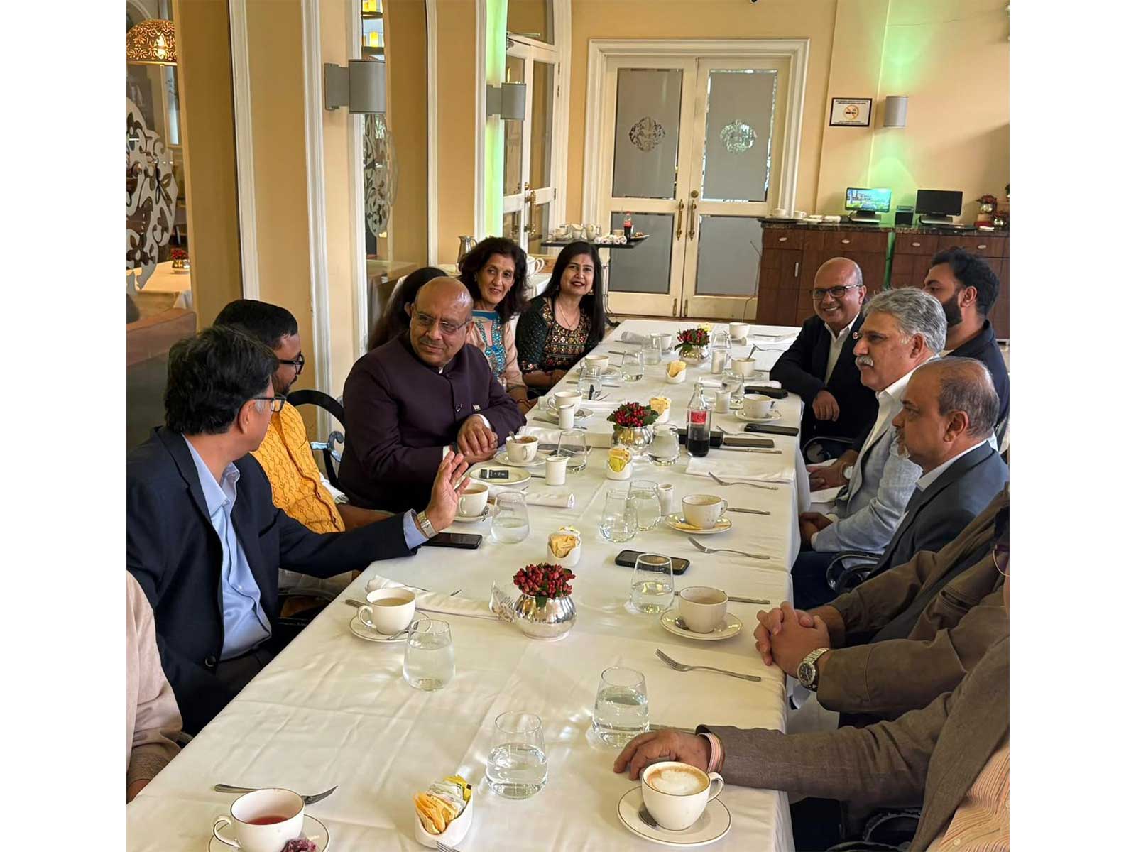 Delhi Assembly Speaker Vijender Gupta interacts with Indian community in&hellip;