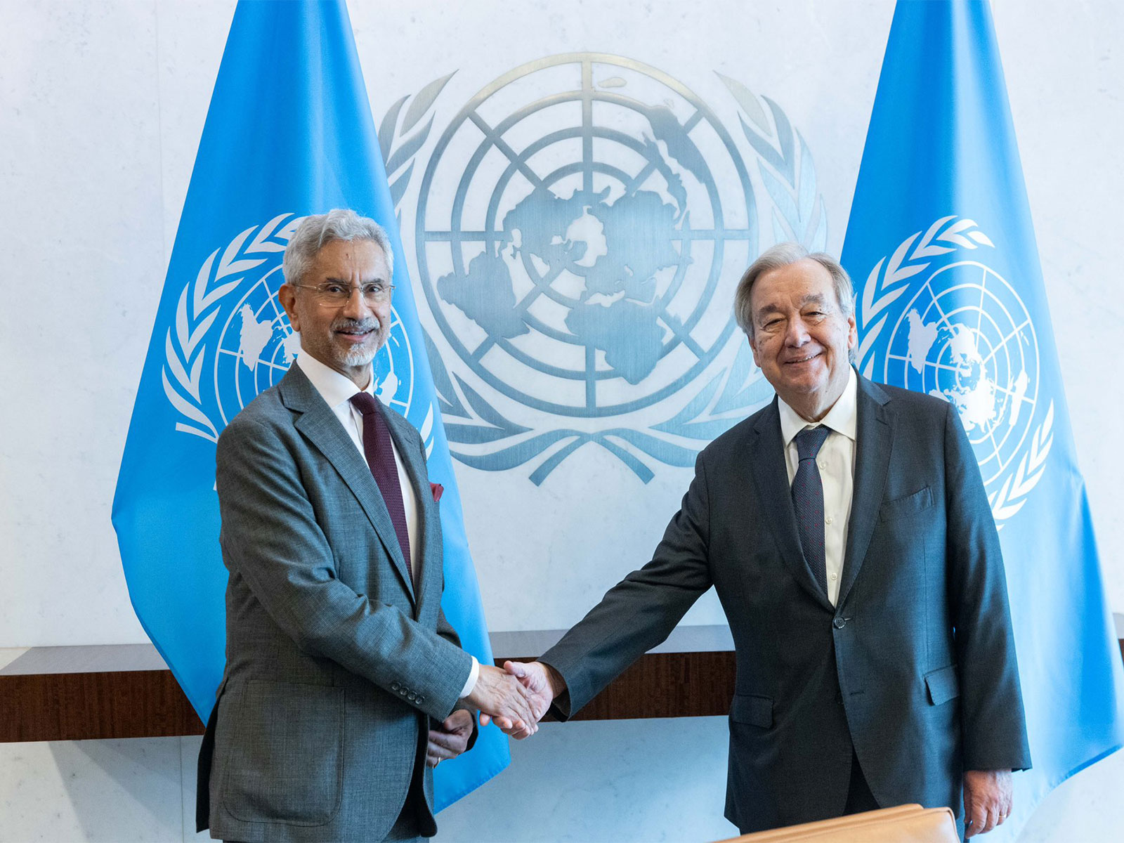 External Affairs Minister S Jaishankar meets United Nations Secretary-General Antonio Guterres (Photo/X/@DrSJaishankar) External Affairs Minister S Jaishankar meets United Nations Secretary-General Antonio Guterres (Photo/X/@DrSJaishankar)