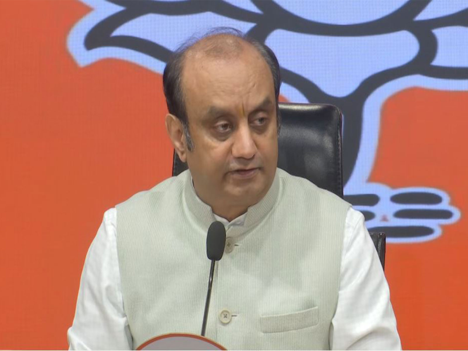 BJP National Spokesperson Sudhanshu Trivedi (Photo/ANI)