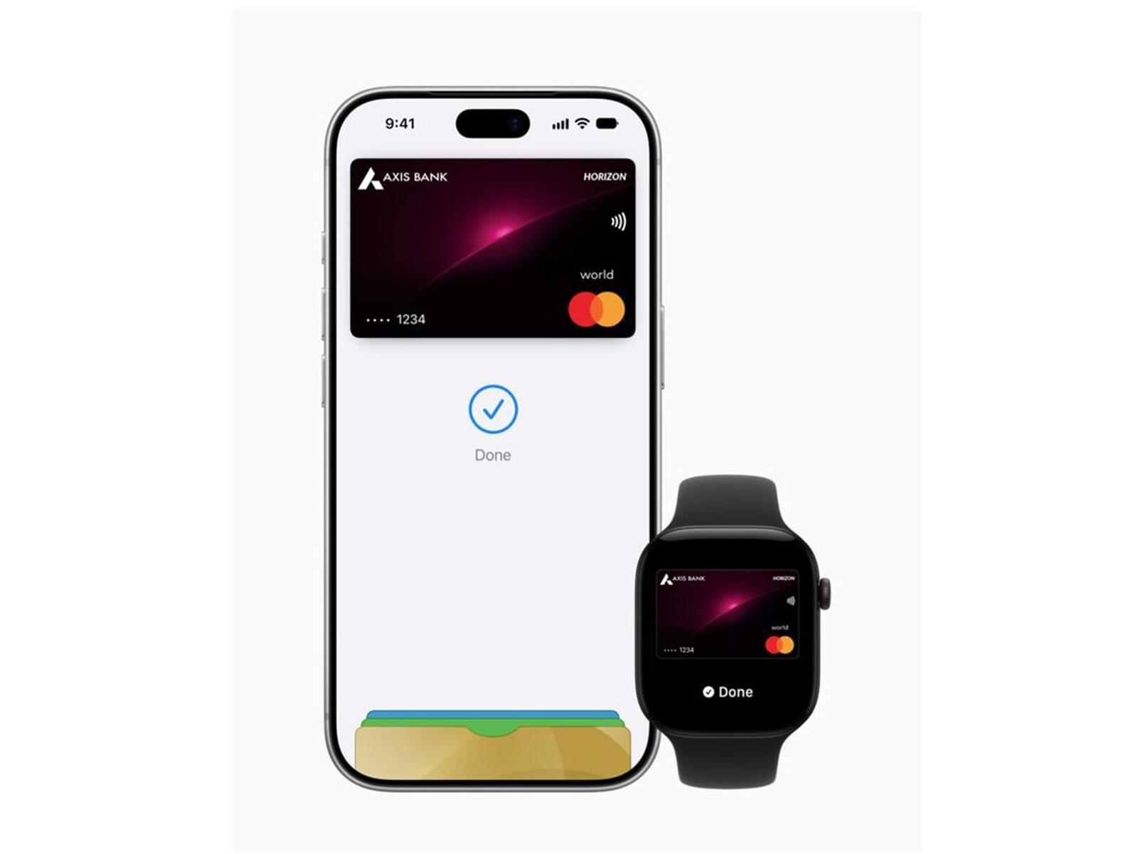 Axis Bank brings Apple Pay to Credit Card customers in India. (Photo-Apple) 