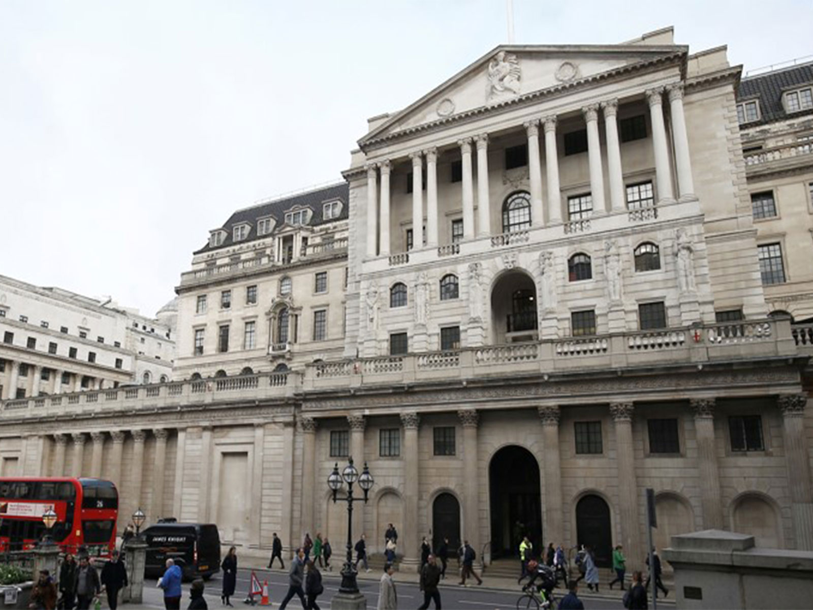 Outside view of Bank of England. (File Photo-ANI)