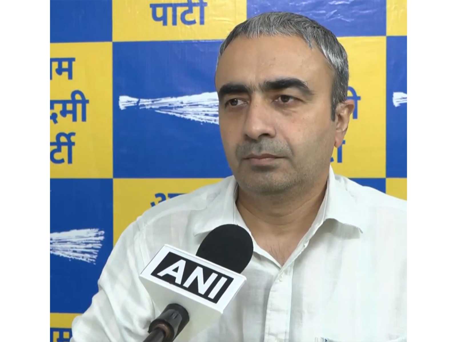 AAP National Media In-charge Anurag Dhanda (Photo/ANI)