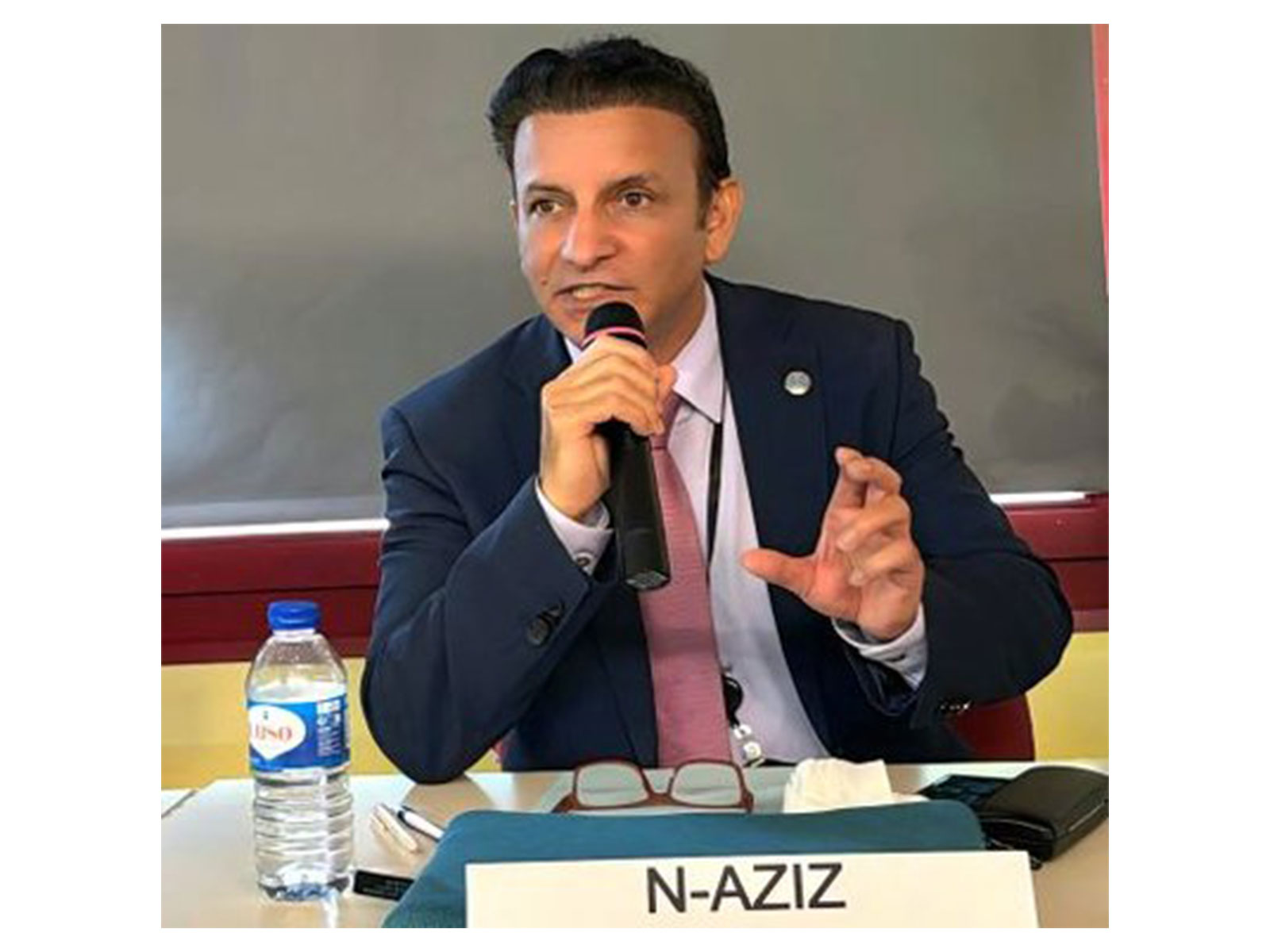  United Kashmir People's National Party (UKPNP) Central Spokesperson Sardar Nasir Aziz Khan (Photo/@NasirKhanUKPNP)