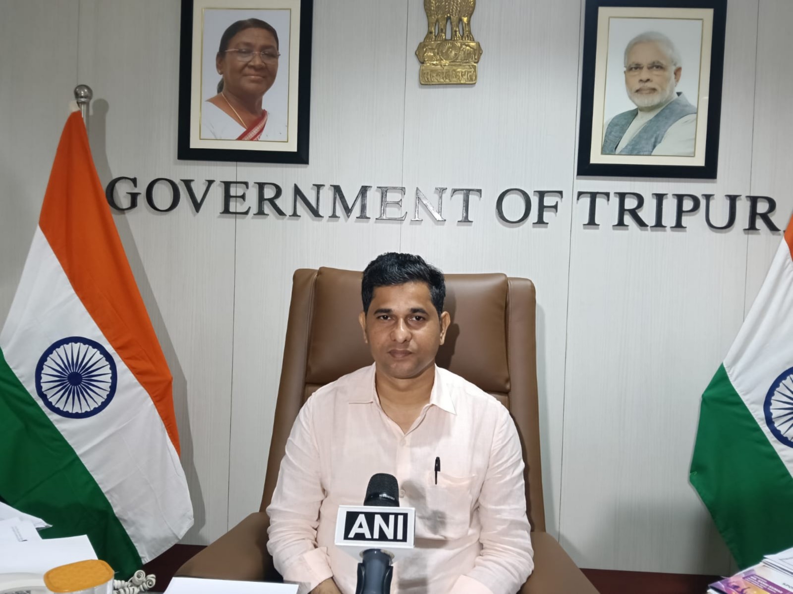 Tripura Minister Sudhanshu Das (Photo/ANI)