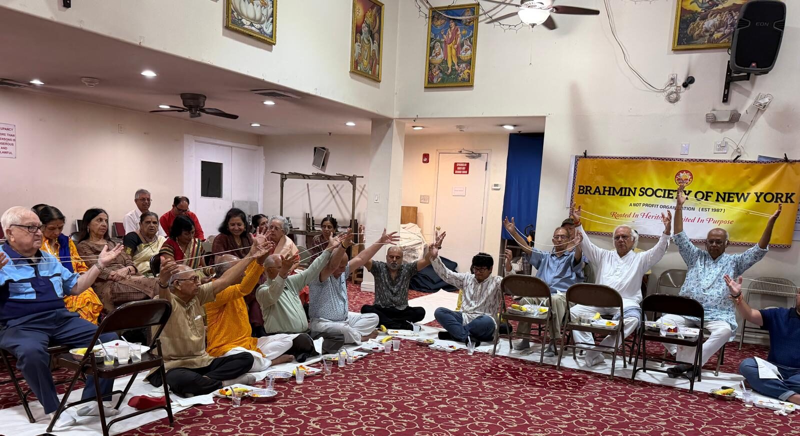 Brahmin Society Of NY’s Yagnopavit and Raksha Bandhan Celebration Included Prayers For Nepal Tragedy Victims